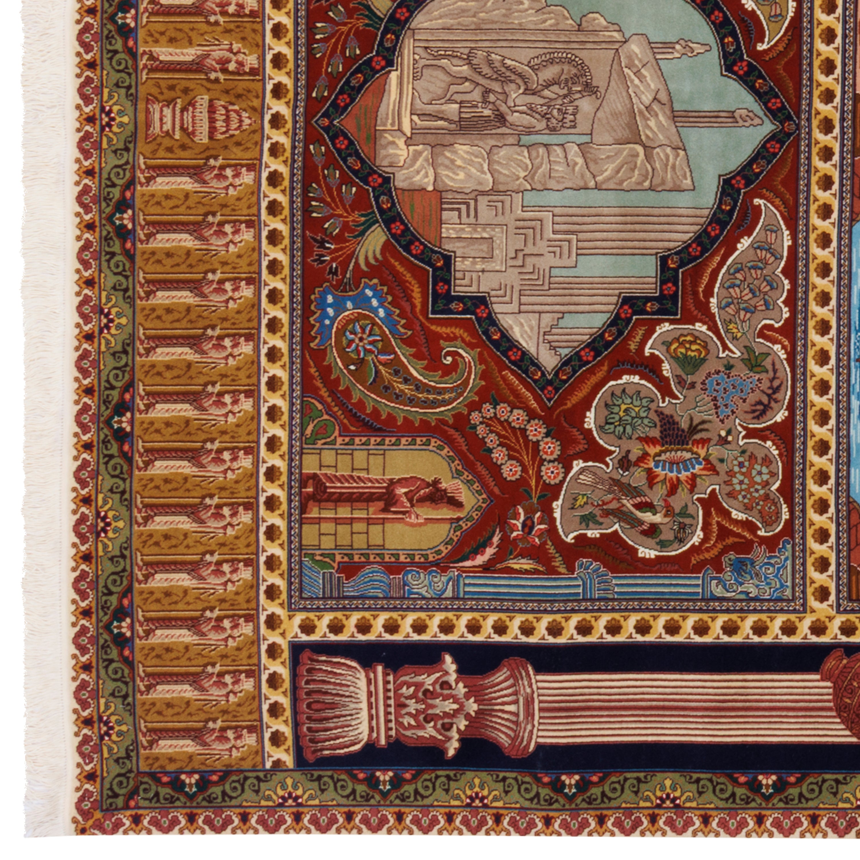 Tabriz Handmade Carpet — Chand Matn | Wool / Cotton Warp | 183 × 265 cm | SKU 10400084