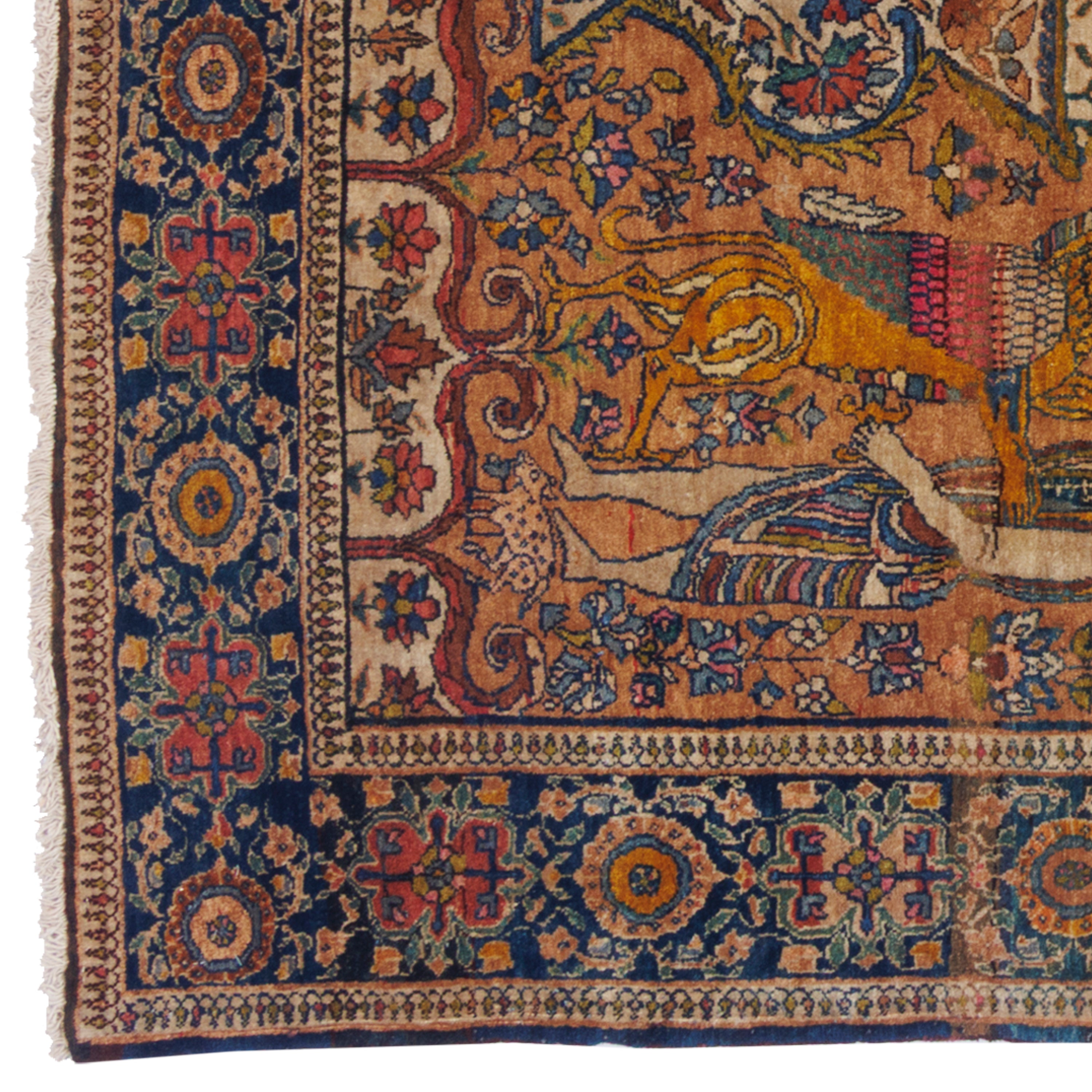 سجادة فرحان يدوية الصنع – جولدن | صوف / قطن | 135 × 184 سم | SKU 10200026