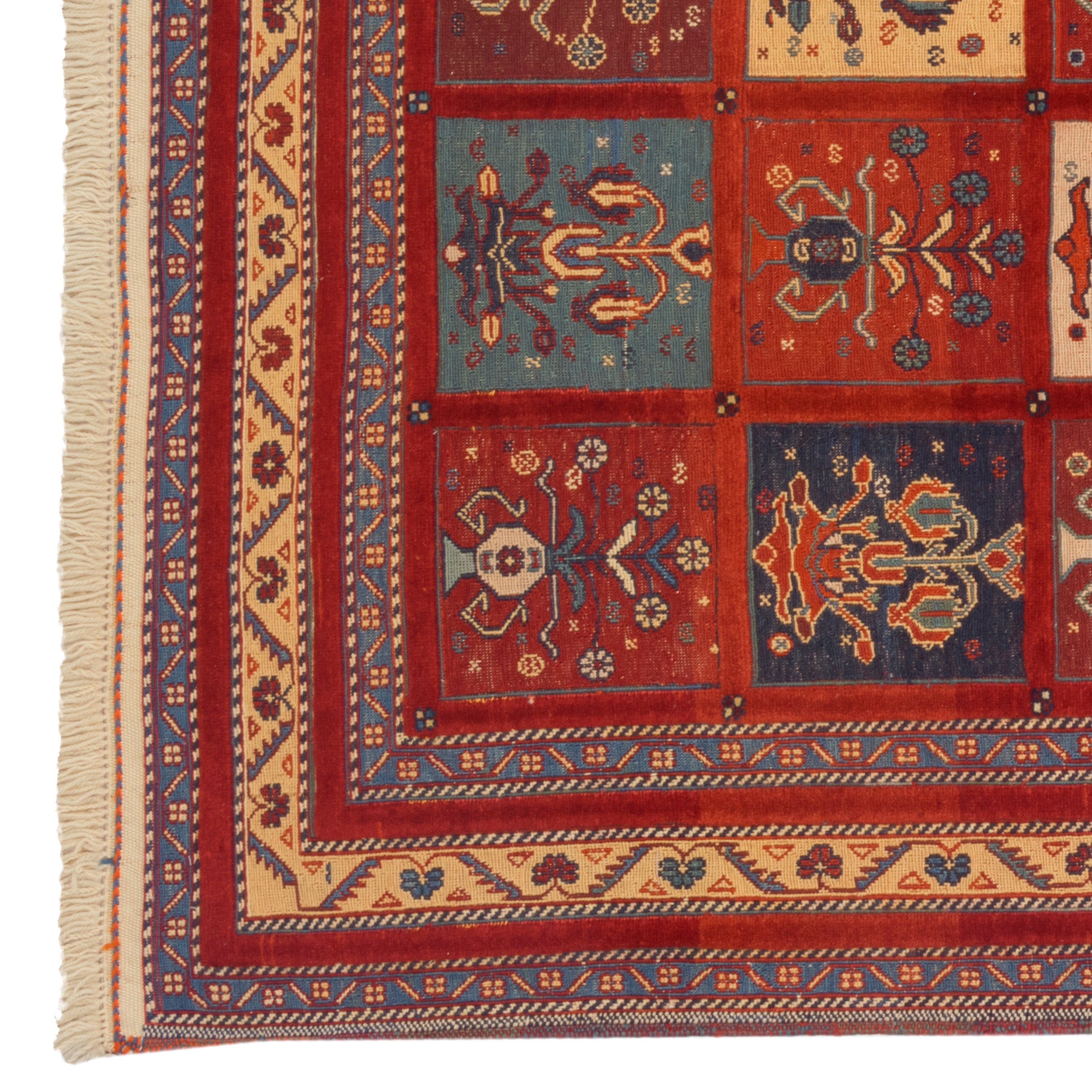 Sirjan Handmade Kilim Carpet — Kheshti | Full Wool | 112 × 173 cm | SKU 40100283