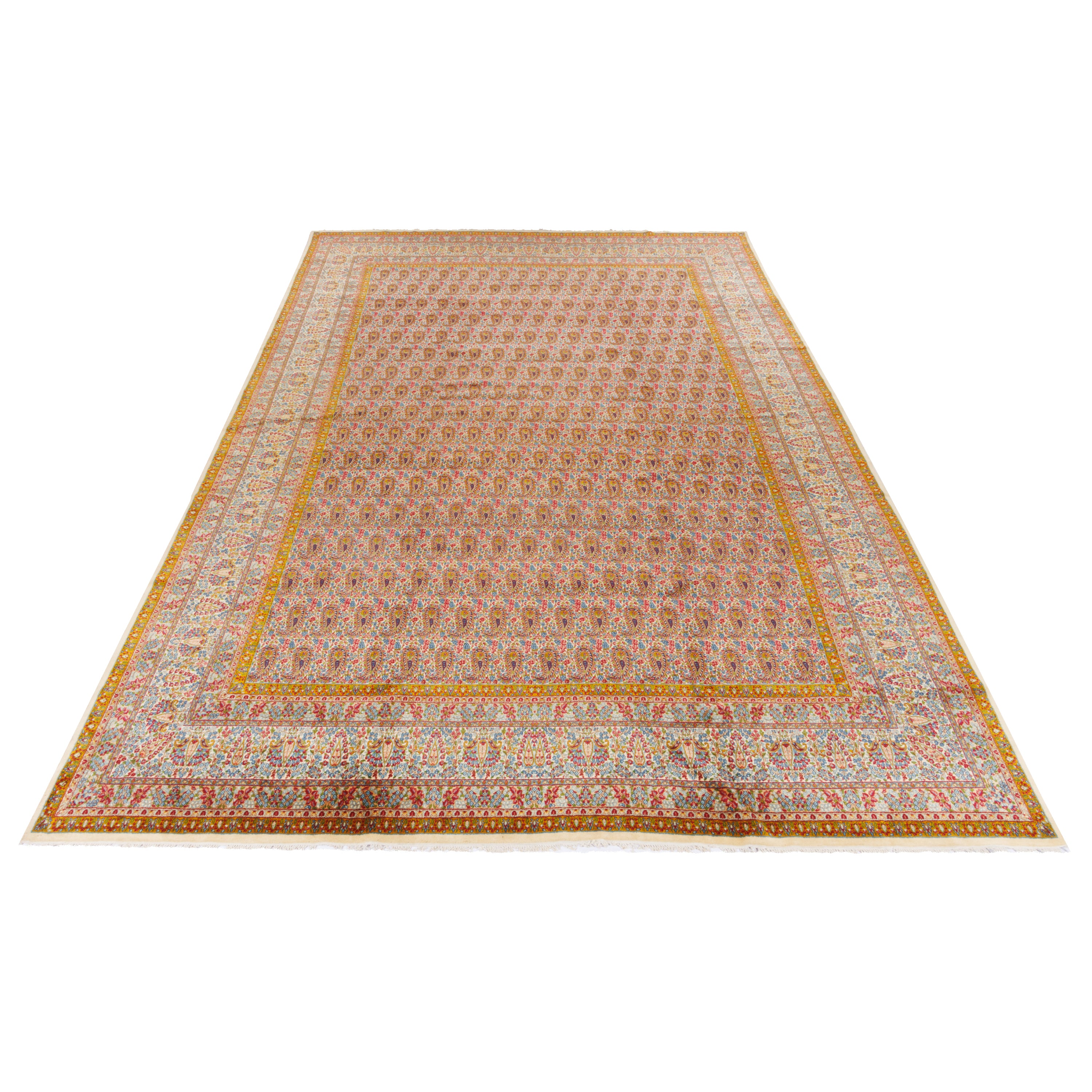 سجادة كرمان يدوية — ساراسار | صوف / سداة قطن | 315 × 472 سم | رمز المنتج 11400693