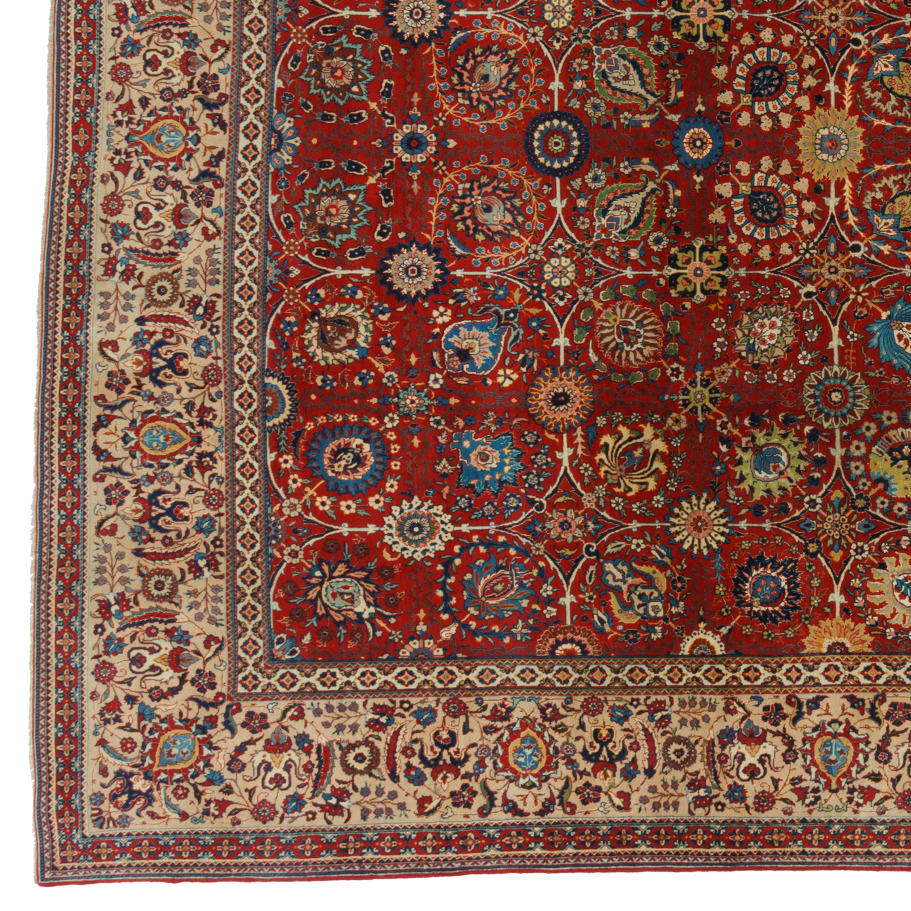 Tehran Handmade Carpet — Afshan | Wool / Cotton Warp | 312 × 412 cm | SKU 11200119