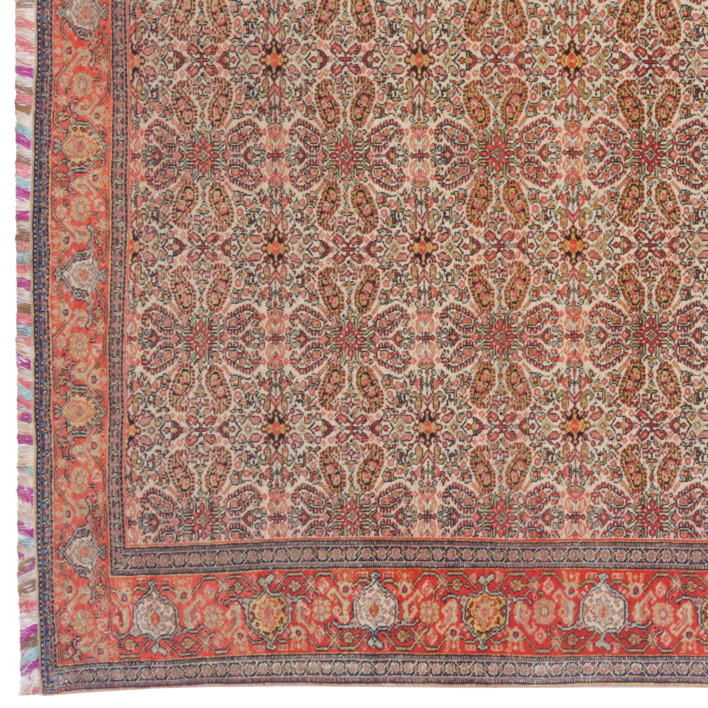 Sanandaj Handmade Carpet — Sarasar | Wool / Silk Warp | 126 × 200 cm | SKU 10200002