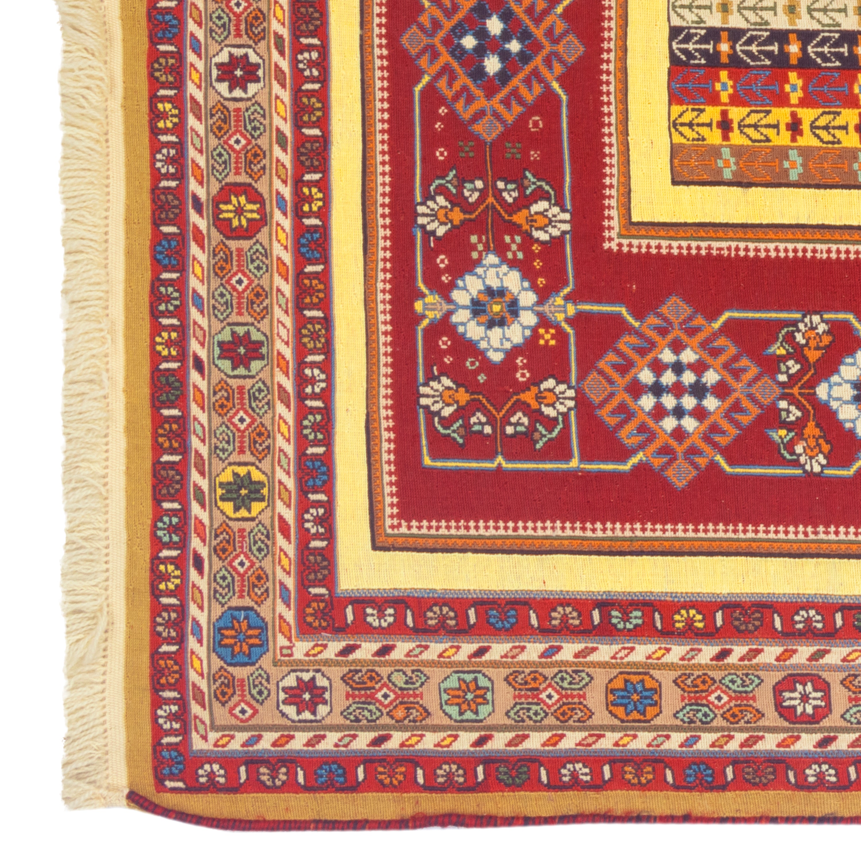 Sirjan Handmade Kilim Carpet — Sarasar | Full Wool | 100 × 150 cm | SKU 40100273