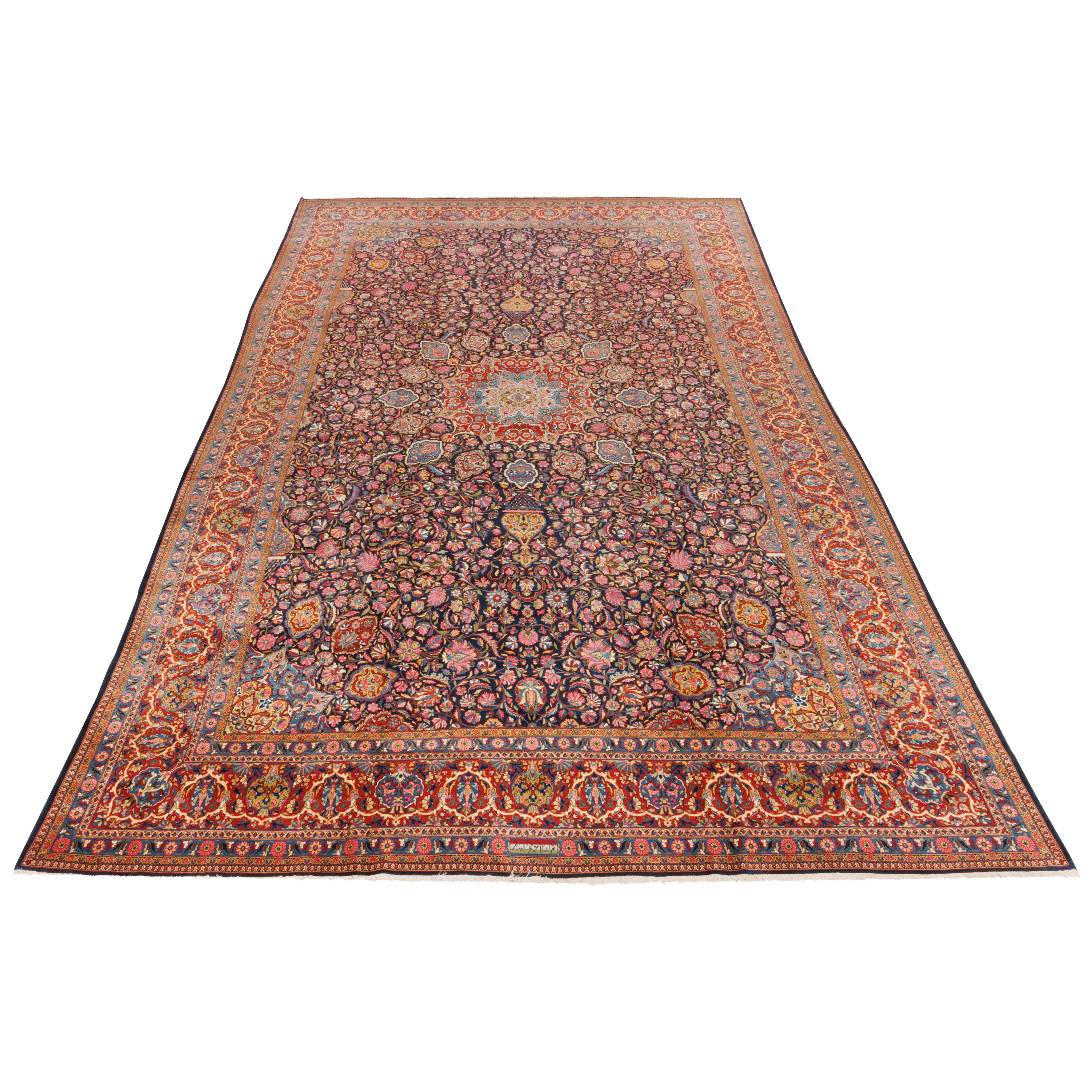 Kashan Handmade Carpet — Lachak Toranj | Wool / Cotton Warp | 327 × 525 cm | SKU 11700694