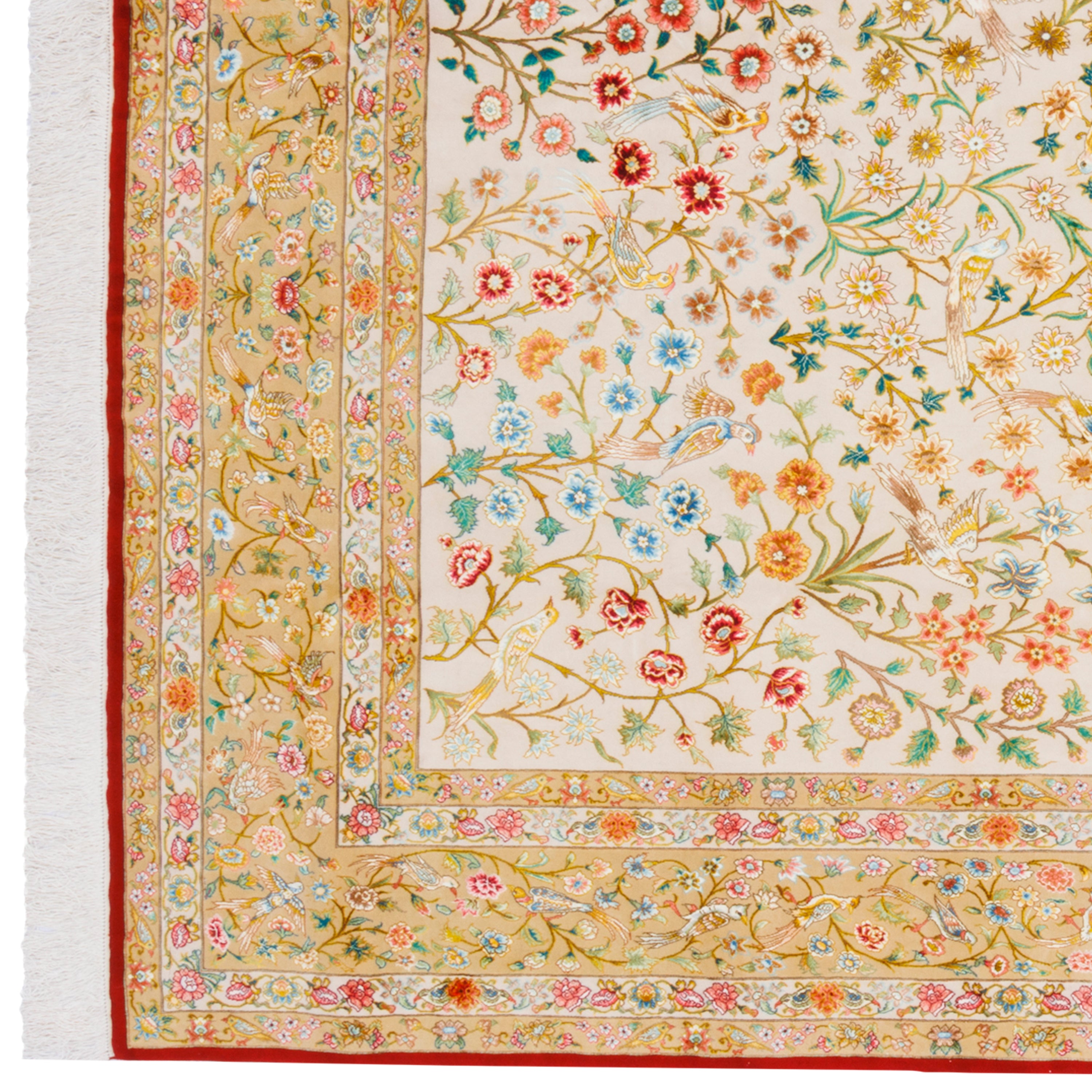 Tabriz Handmade Carpet — Sarasar | Silk Pile / Silk Warp | 150 × 210 cm | SKU 10300060