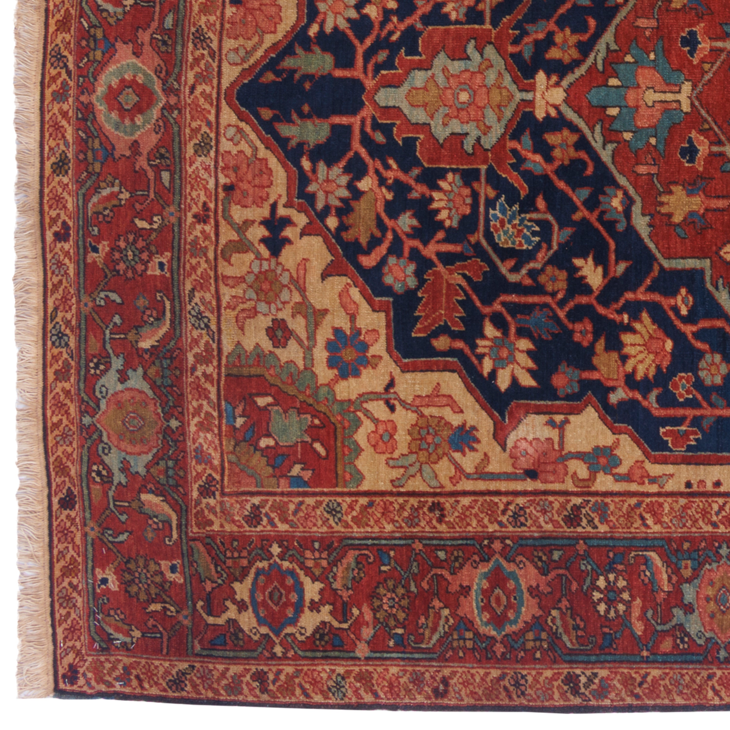 Heris Handmade Carpet — Lachak Toranj | Wool / Cotton Warp | 146 × 196 cm | SKU 10200034