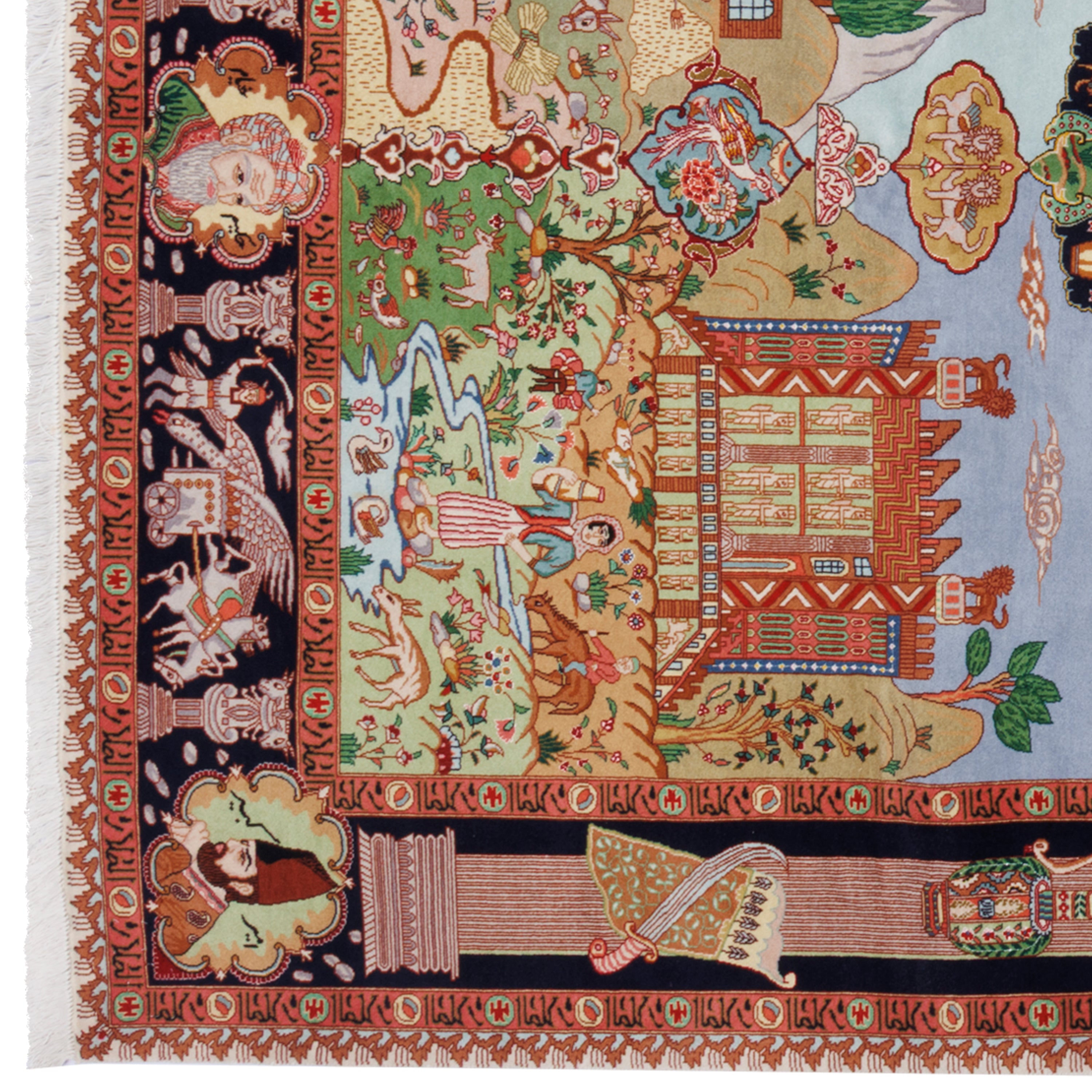 Tabriz Handmade Carpet — Sarasar | Silk Pile / Cotton Warp | 185 × 273 cm | SKU 10500079