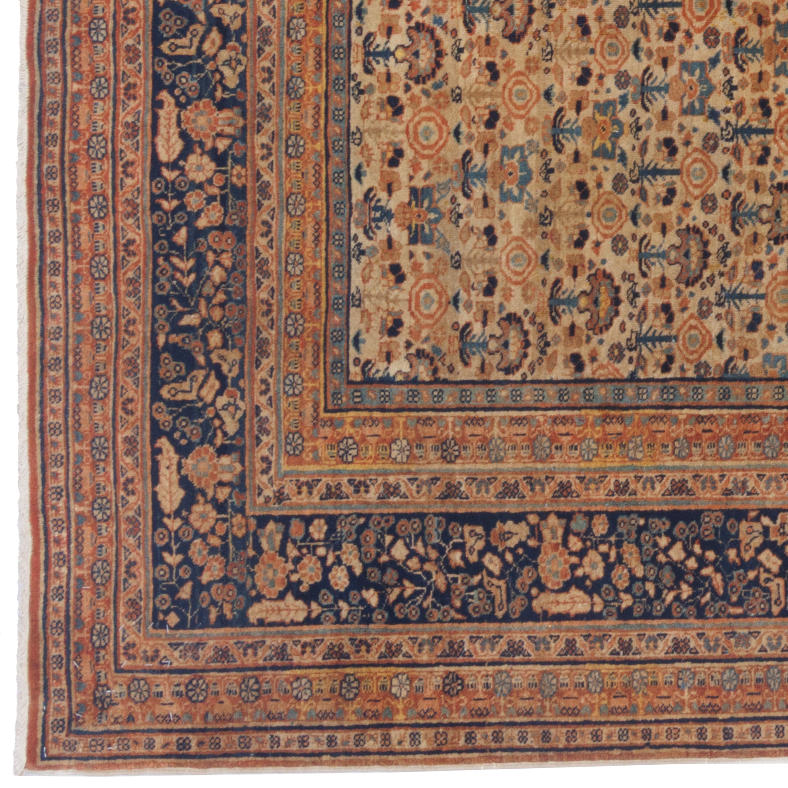 Tabriz Handmade Carpet — Mehrabi | Wool / Cotton Warp | 130 × 175 cm | SKU 10200001