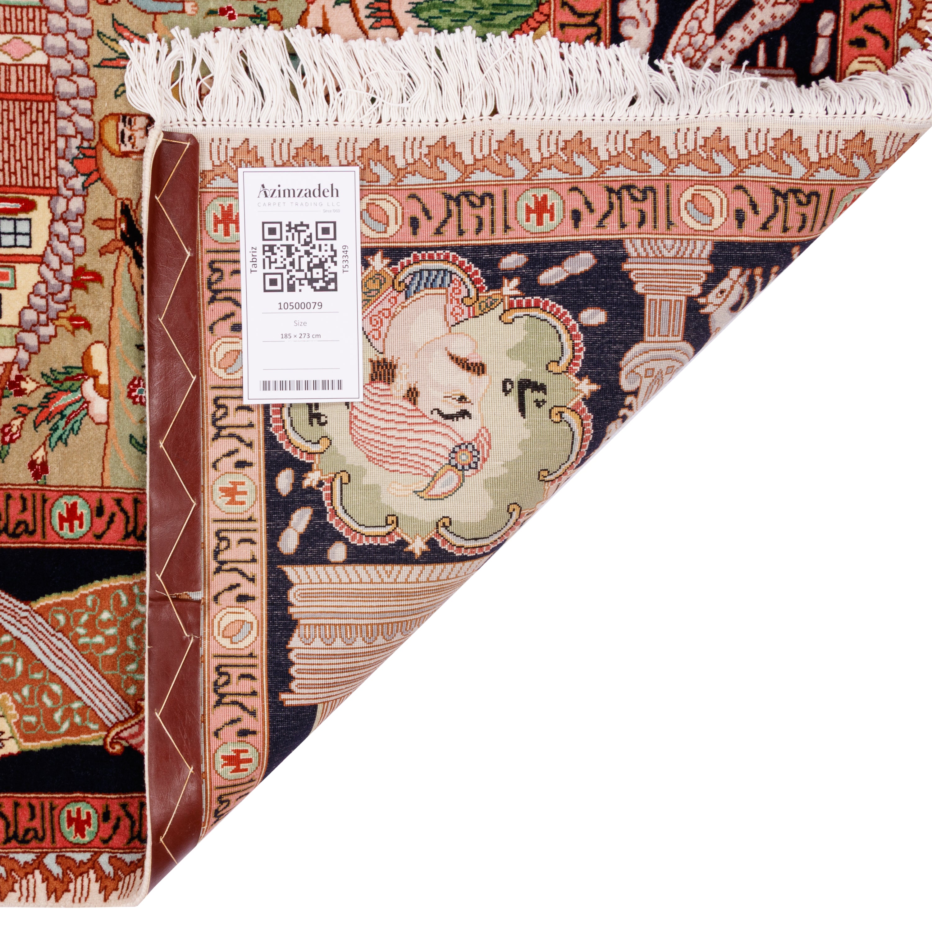 Tabriz Handmade Carpet — Sarasar | Silk Pile / Cotton Warp | 185 × 273 cm | SKU 10500079