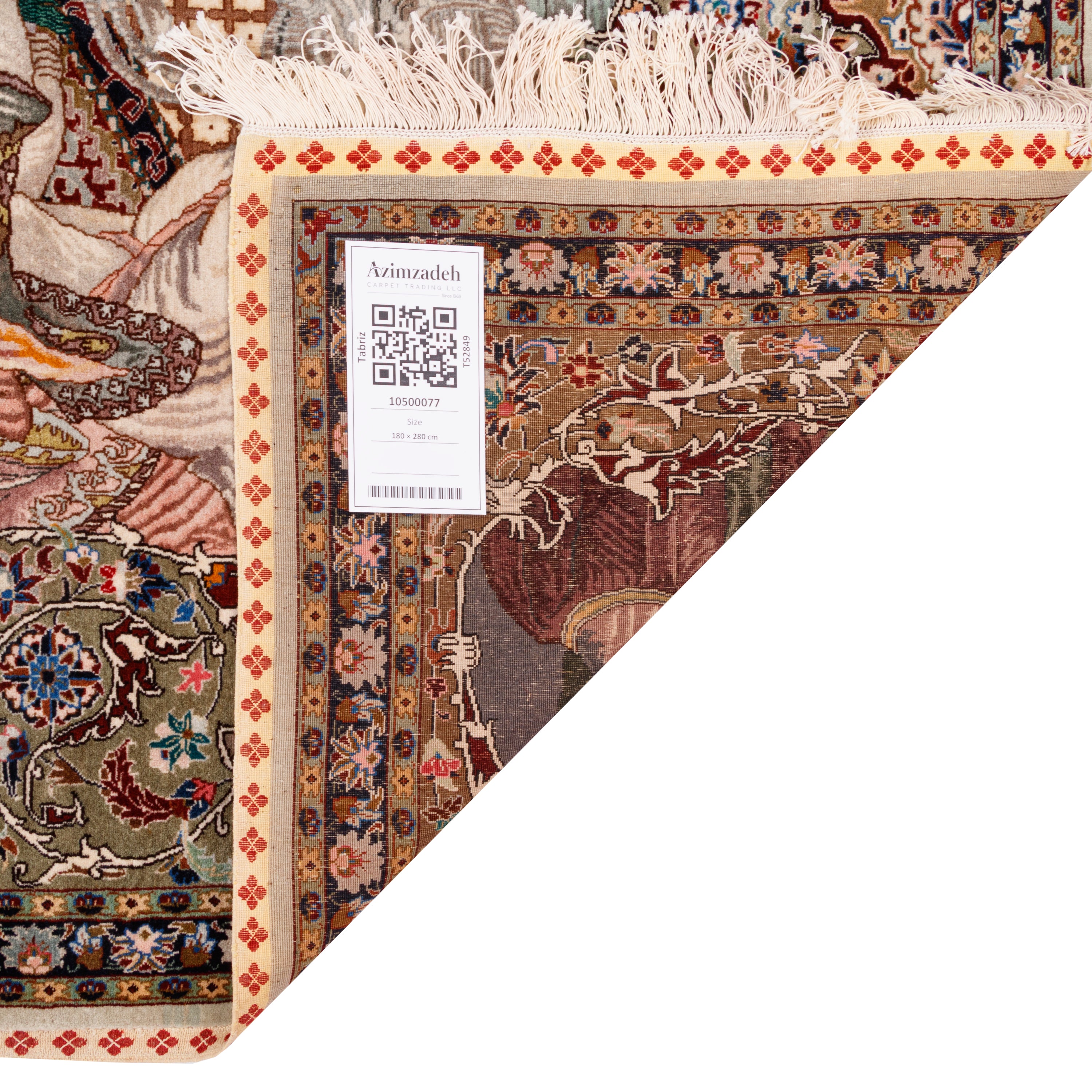 Tabriz Handmade Carpet — Sarasar | Wool / Cotton Warp | 180 × 280 cm | SKU 10500077