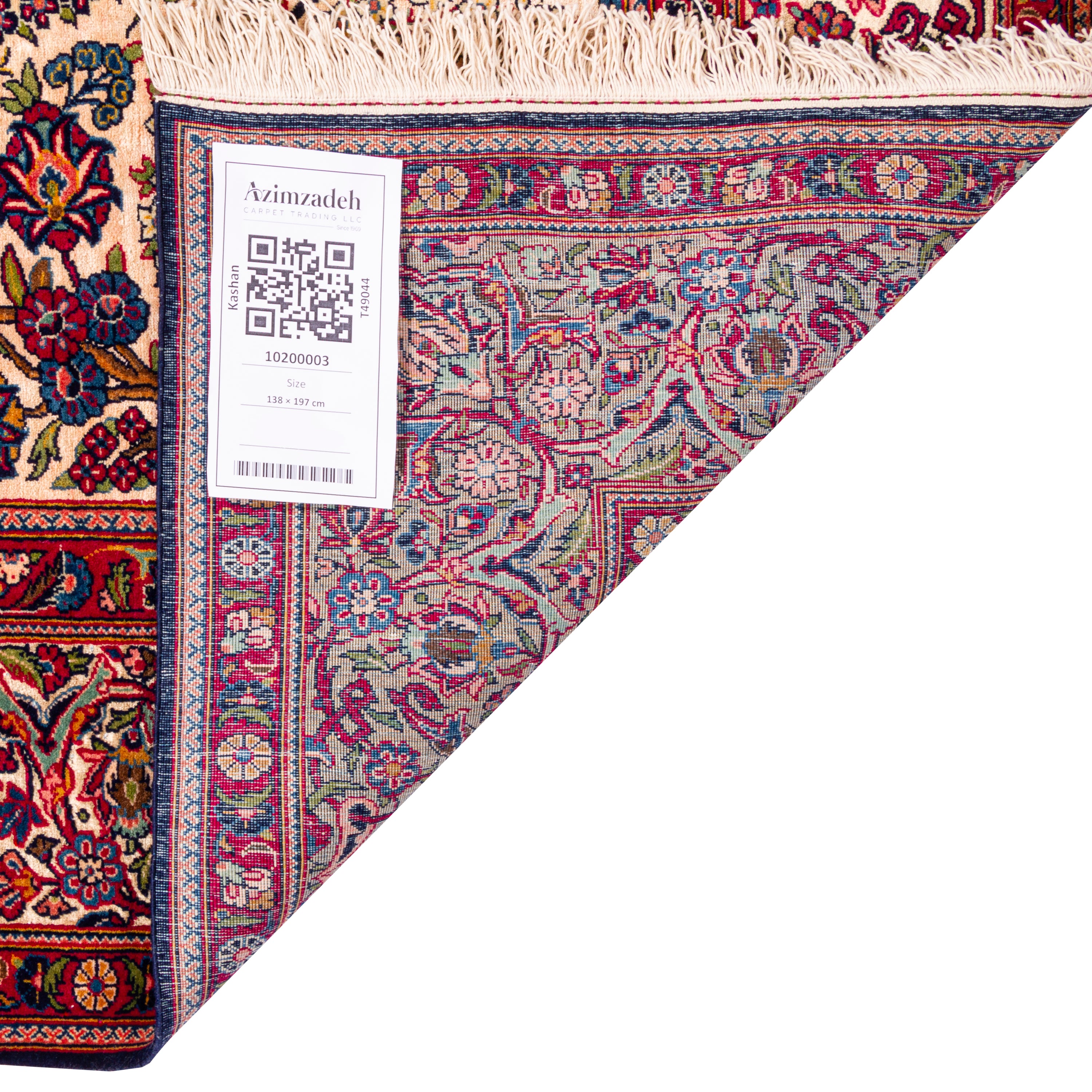 Kashan Handmade Carpet — Goldani | Wool / Cotton Warp | 138 × 197 cm | SKU 10200003