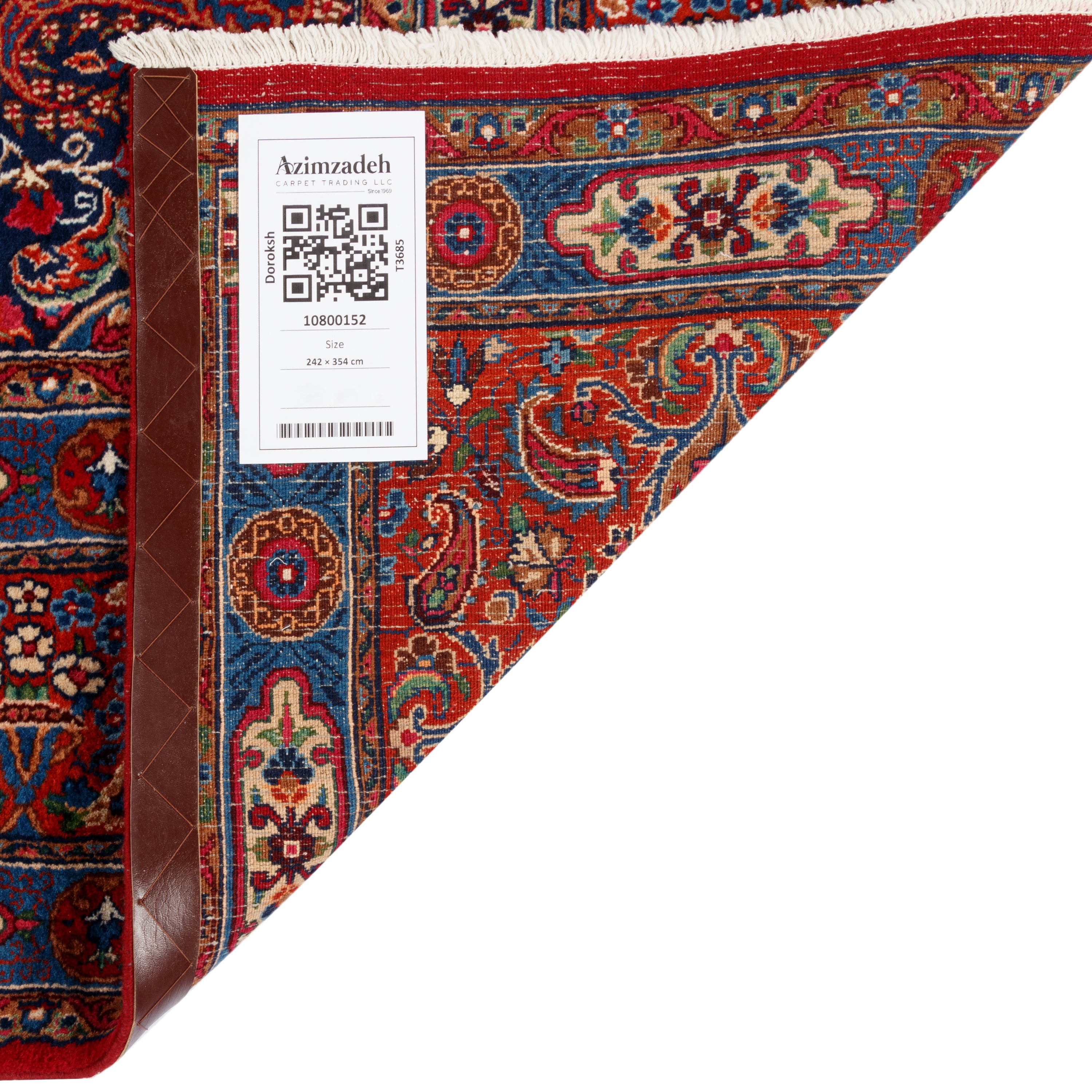 Dorakhsh Handmade Carpet — Sarasar | Wool / Cotton Warp | 242 × 354 cm | SKU 10800152