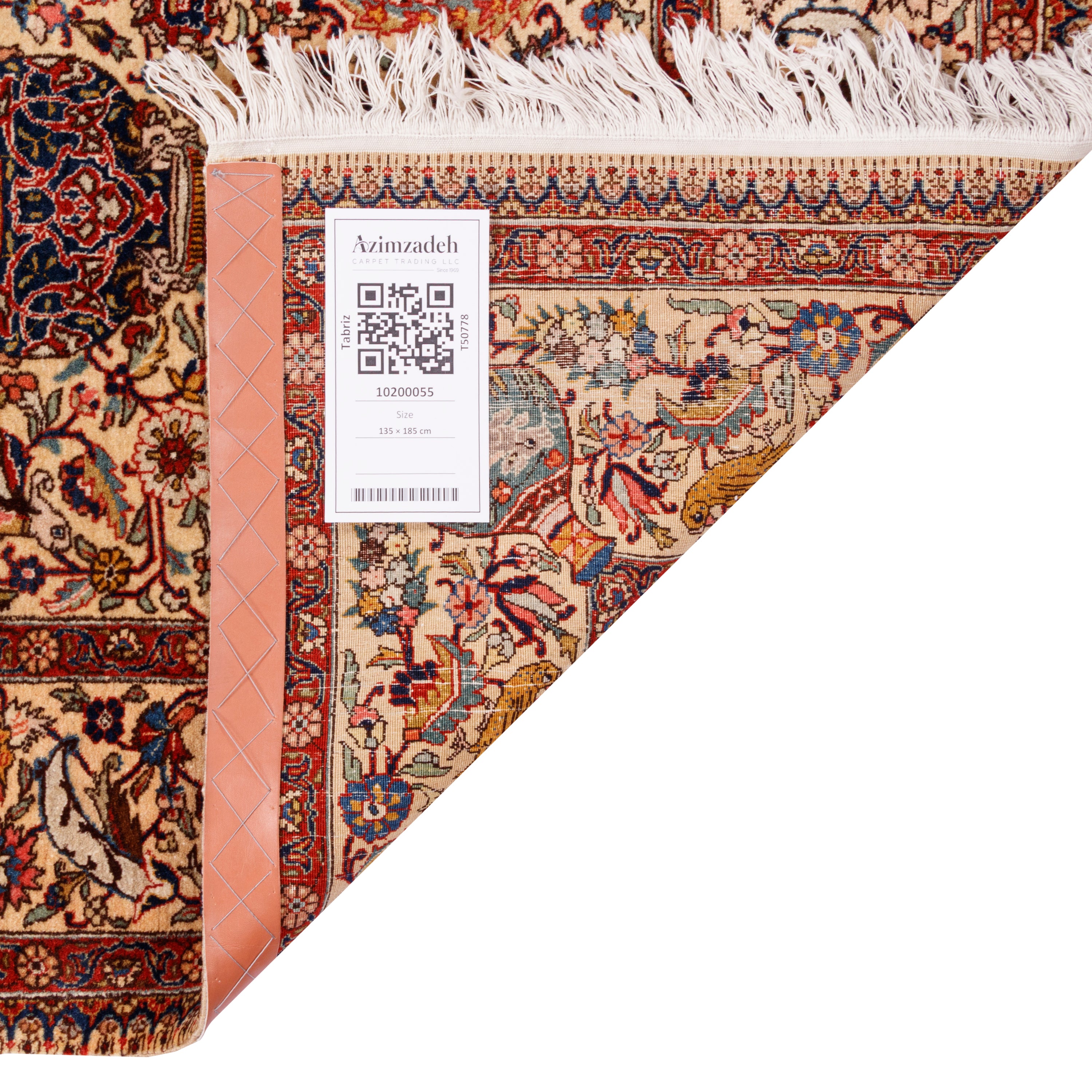 Tabriz Handmade Carpet — Sarasar | Wool / Cotton Warp | 135 × 185 cm | SKU 10200055