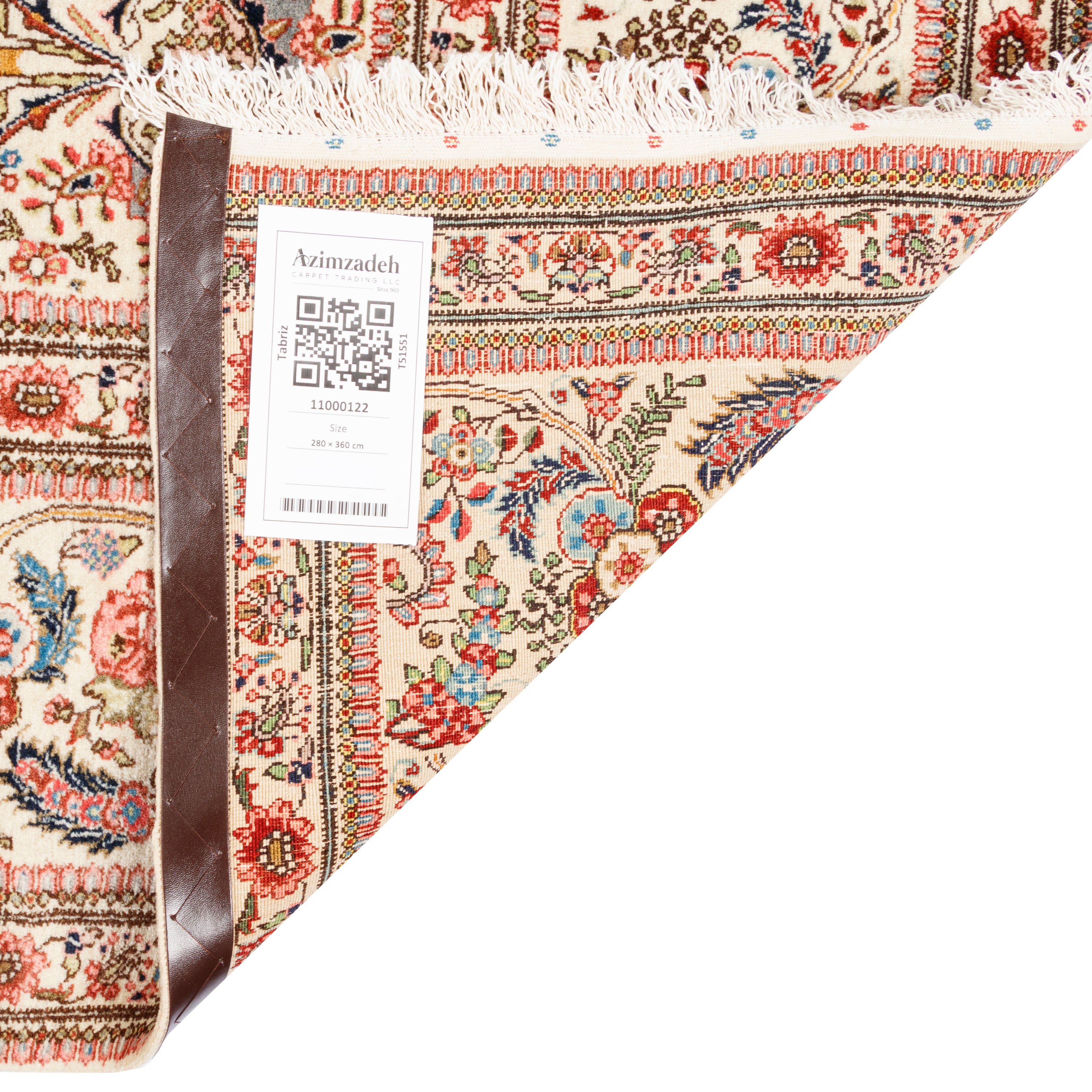 Tabriz Handmade Carpet — Sarasar | Wool / Cotton Warp | 280 × 360 cm | SKU 11000122