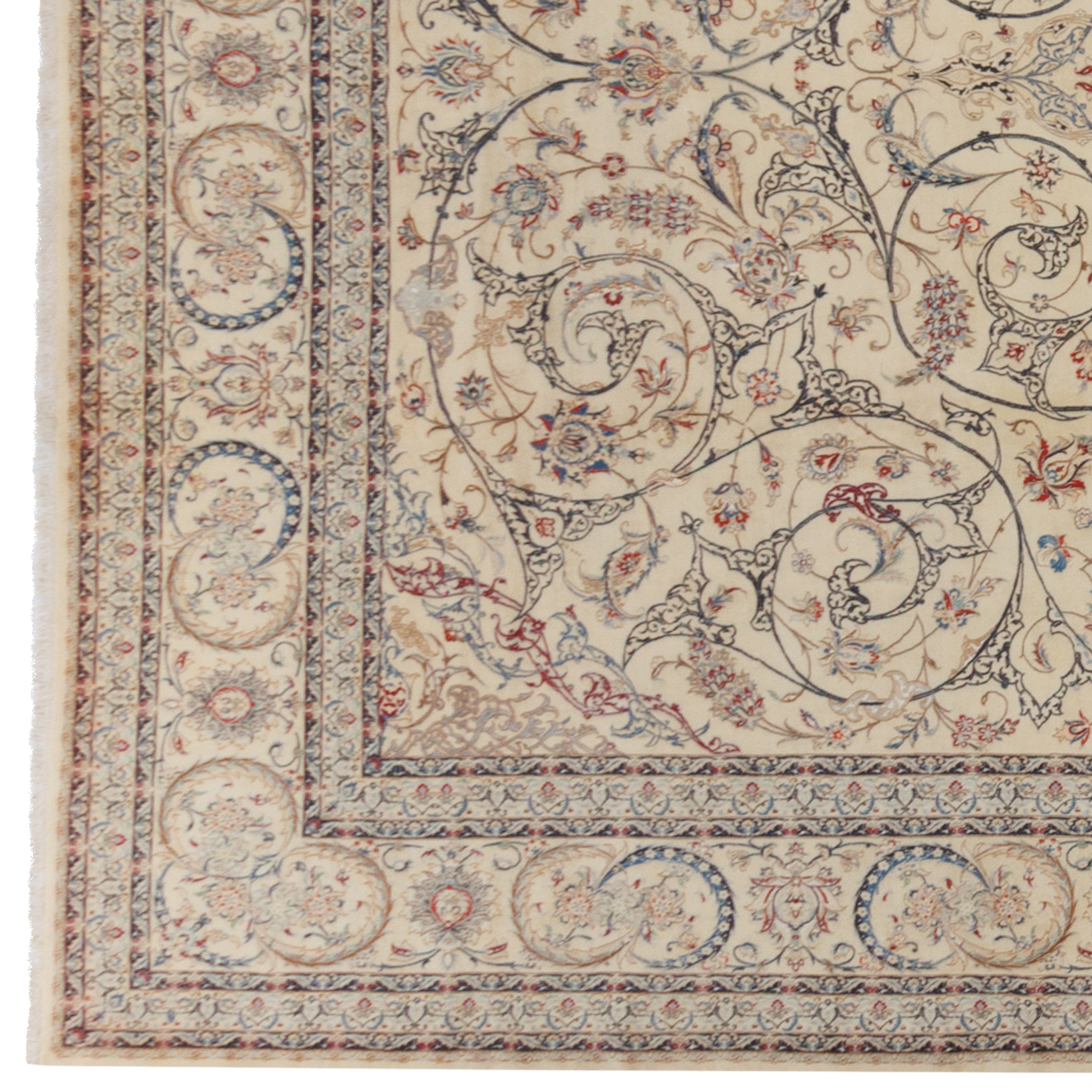 Nain Handmade Carpet — Toranj-dar | Silk Pile / Cotton Warp | 400 × 559 cm | SKU 12200717