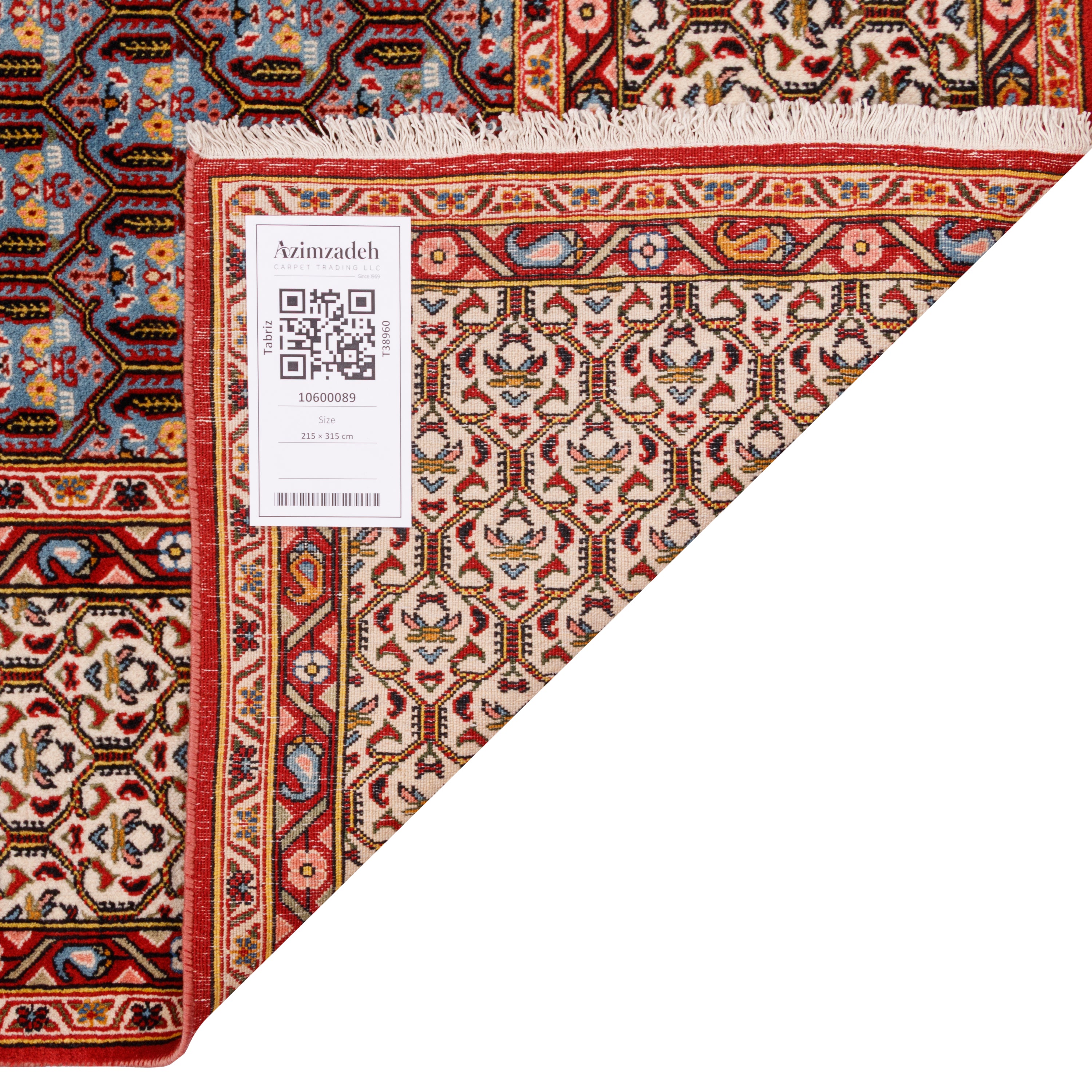 Tabriz Handmade Carpet — Bandi | Wool / Cotton Warp | 215 × 315 cm | SKU 10600089