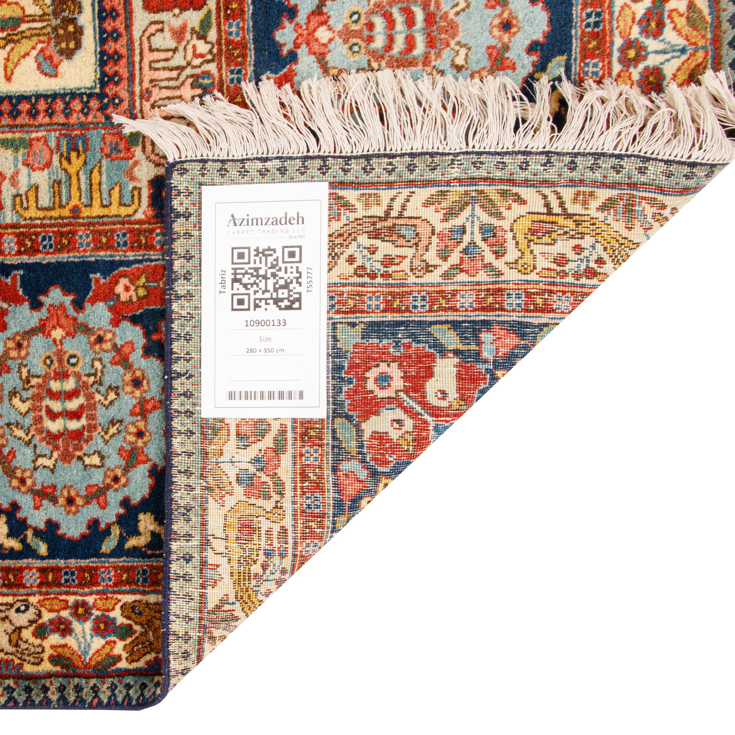 Tabriz Handmade Carpet — Afshan | Wool / Cotton Warp | 280 × 350 cm | SKU 10900133