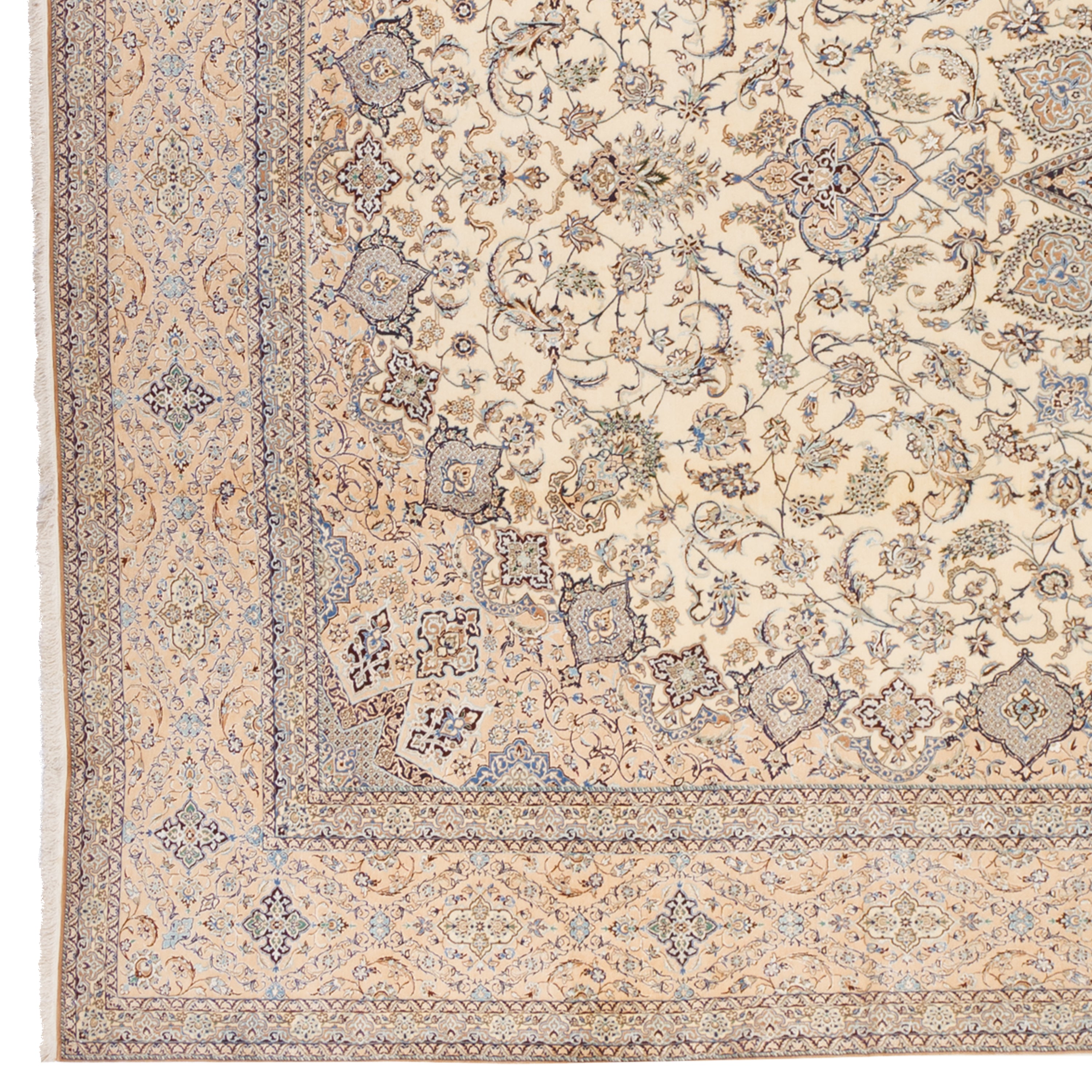 Nain Handmade Carpet — Lachak Toranj | Silk Pile / Cotton Warp | 350 × 455 cm | SKU 11500700