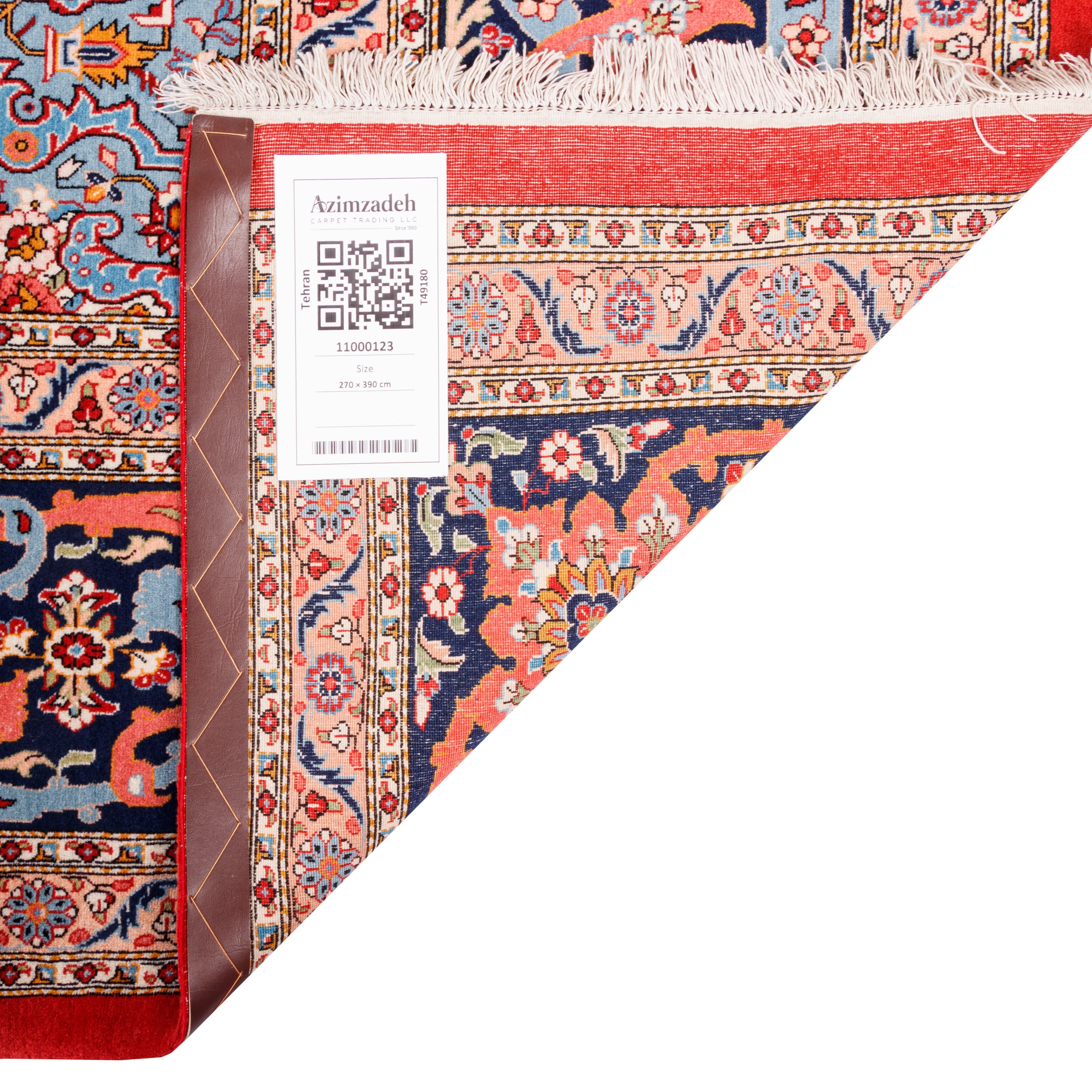 Tehran Handmade Carpet — Sarasar | Wool / Cotton Warp | 270 × 390 cm | SKU 11000123
