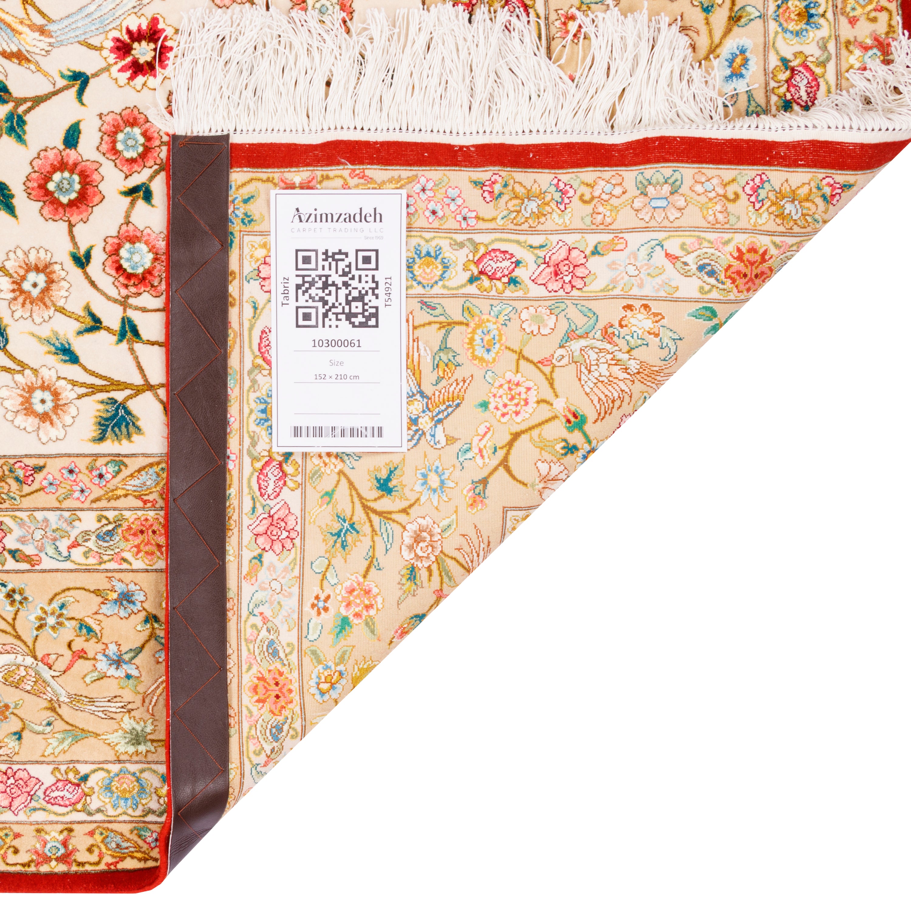 Tabriz Handmade Carpet — Sarasar | Silk Pile / Silk Warp | 152 × 210 cm | SKU 10300061