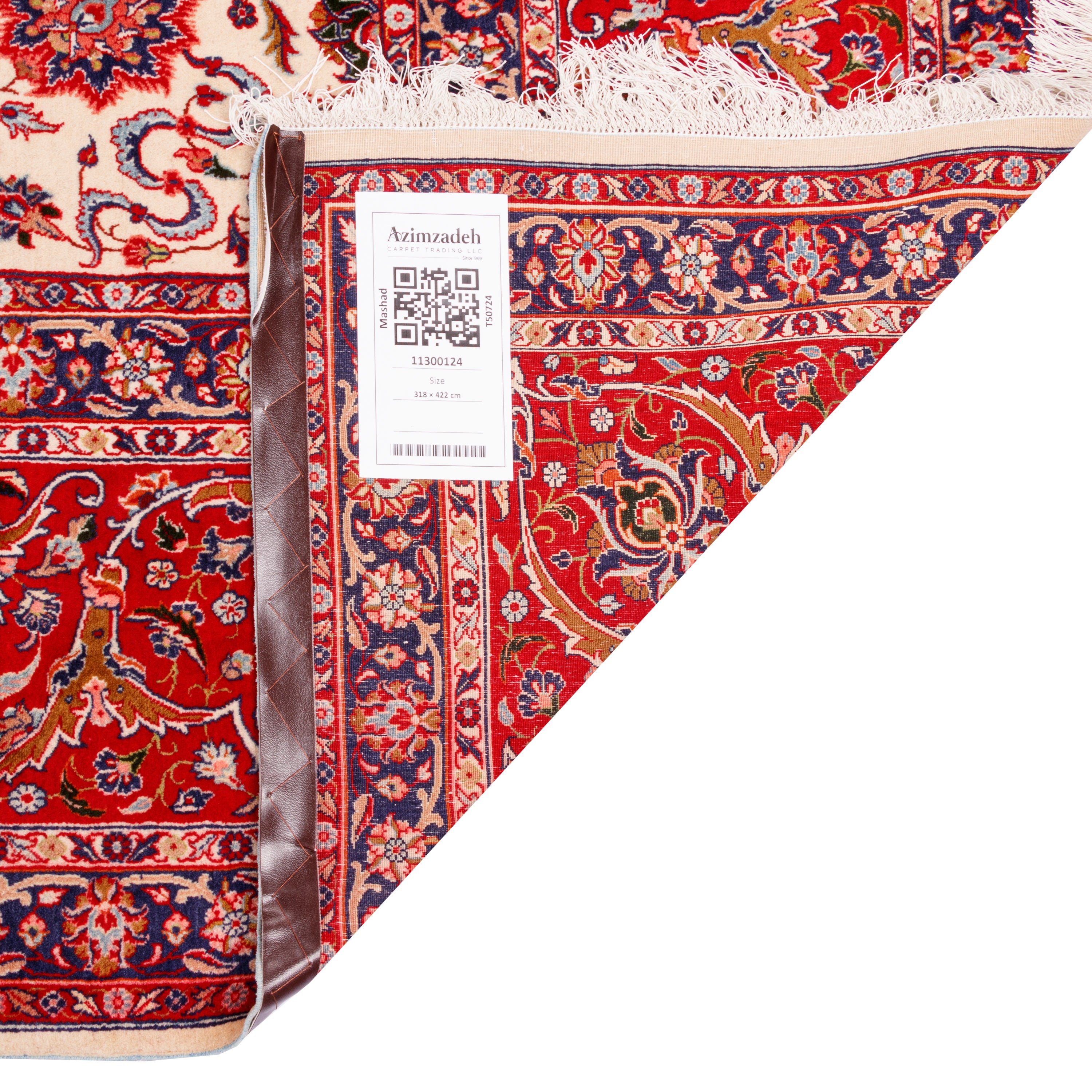 Mashhad Handmade Carpet — Toranj-dar | Wool / Cotton Warp | 318 × 422 cm | SKU 11300124