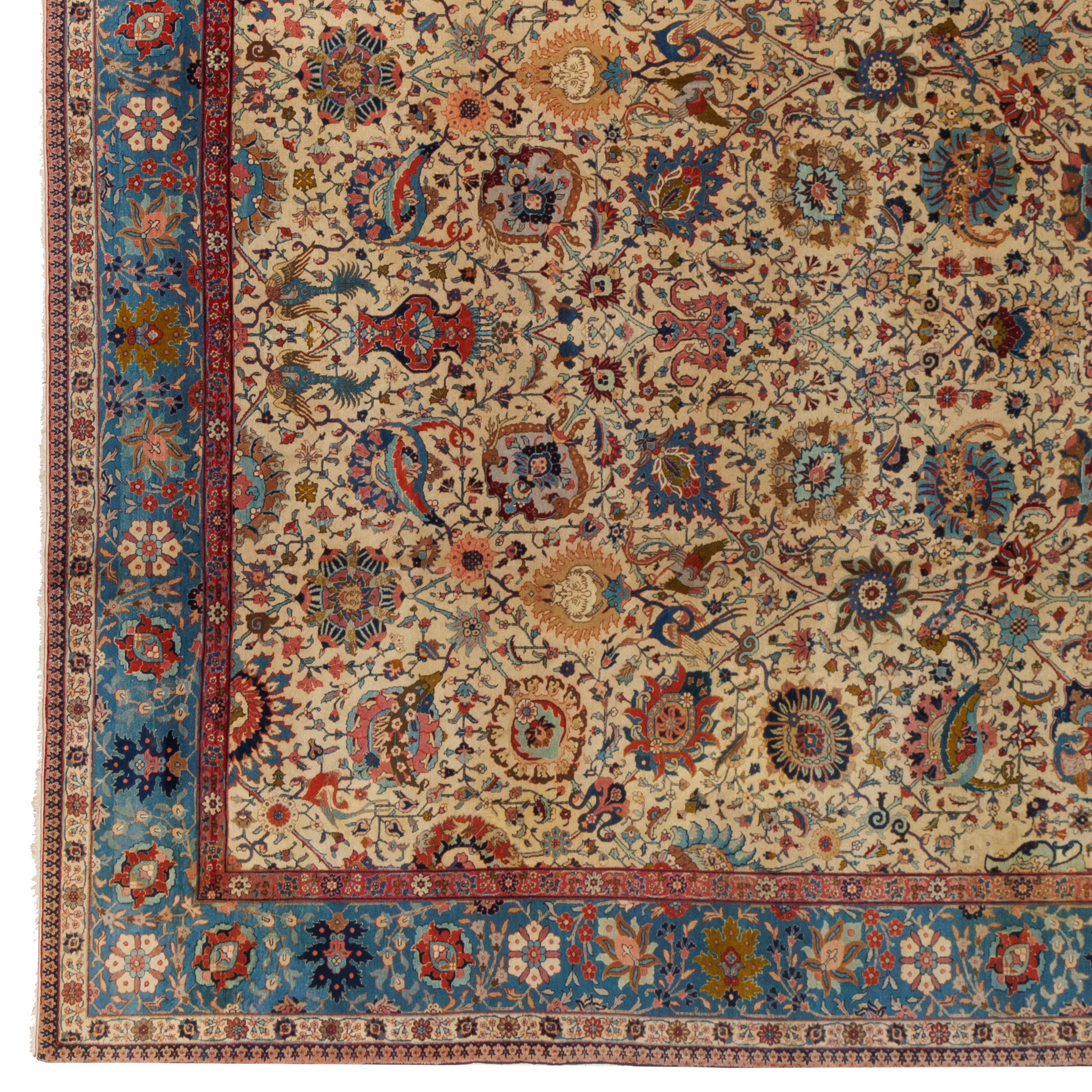 Tabriz Handmade Carpet — Sarasar | Wool / Cotton Warp | 387 × 570 cm | SKU 12200682