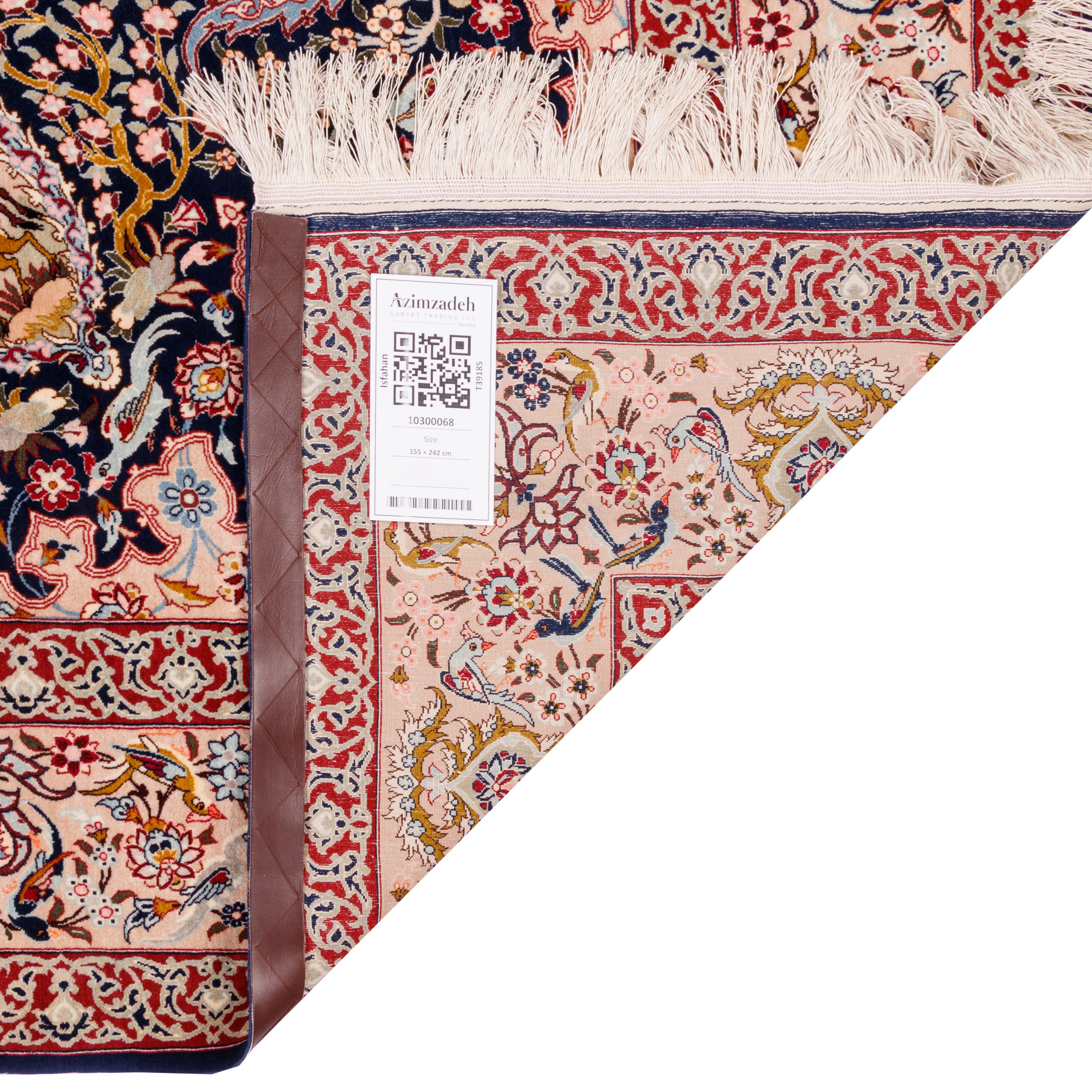 Isfahan Handmade Carpet — Toranj-dar | Wool / Silk Warp | 155 × 242 cm | SKU 10300068