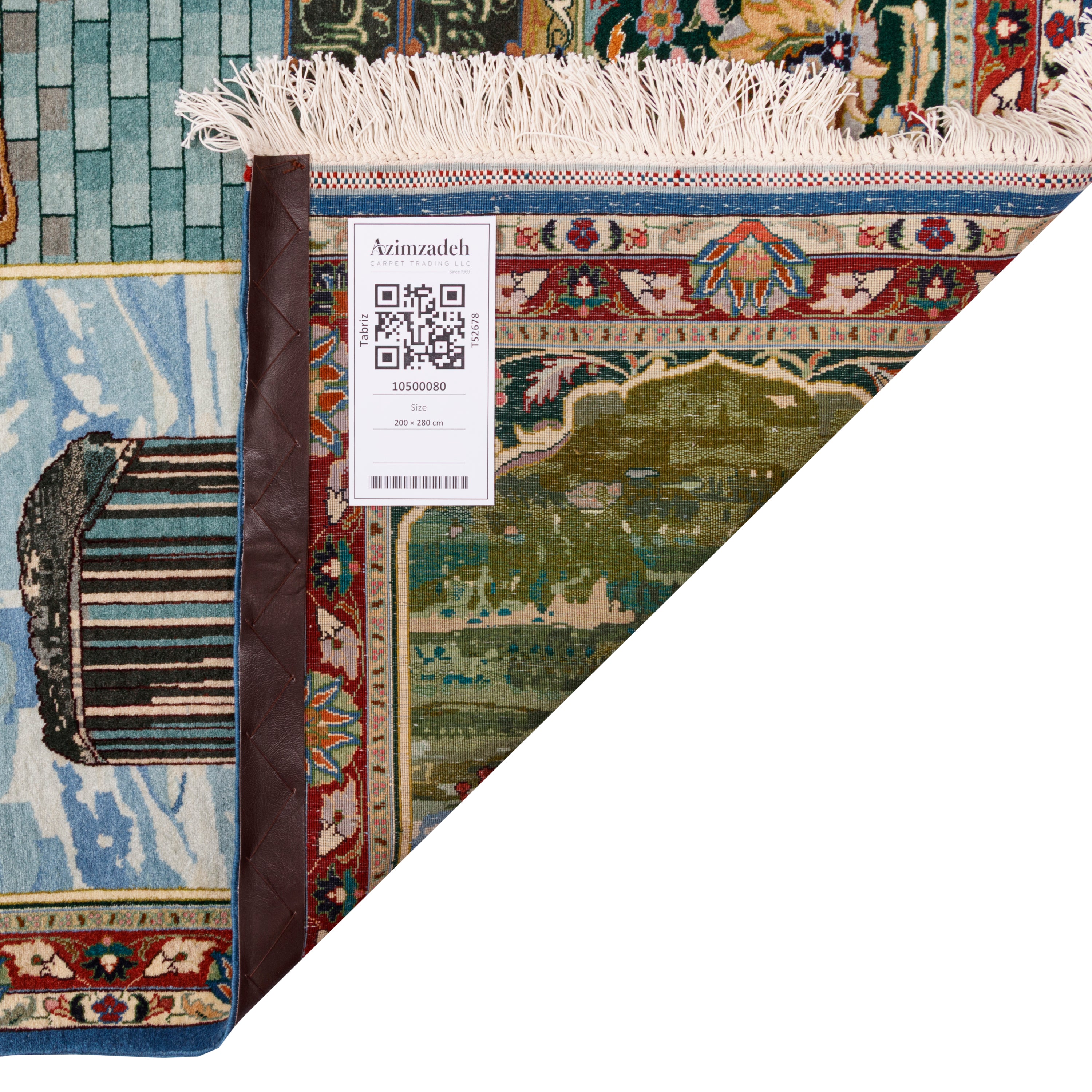 Tabriz Handmade Carpet — Sarasar | Silk Pile / Cotton Warp | 200 × 280 cm | SKU 10500080