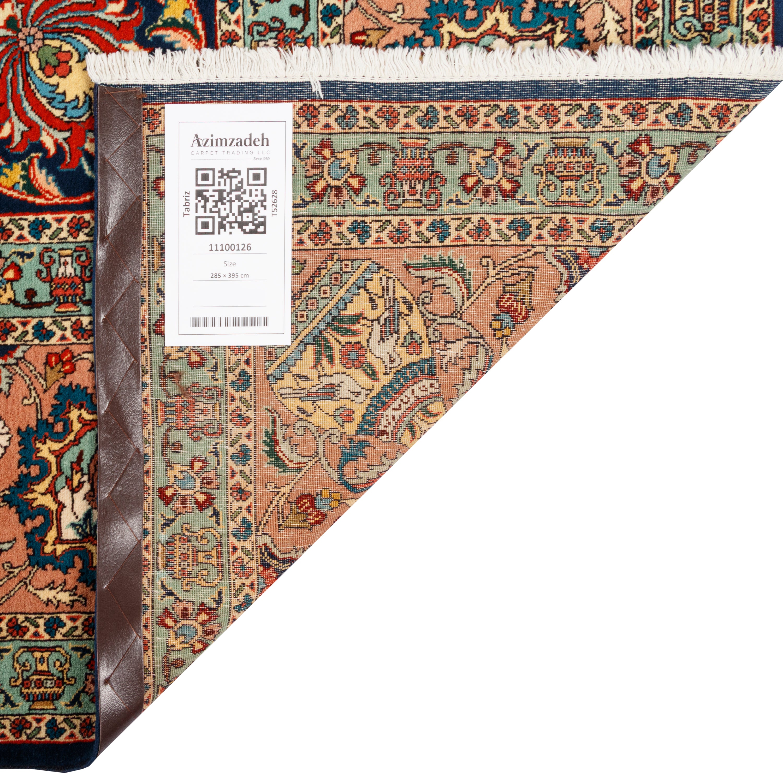 Tabriz Handmade Carpet — Sarasar | Wool / Cotton Warp | 285 × 395 cm | SKU 11100126