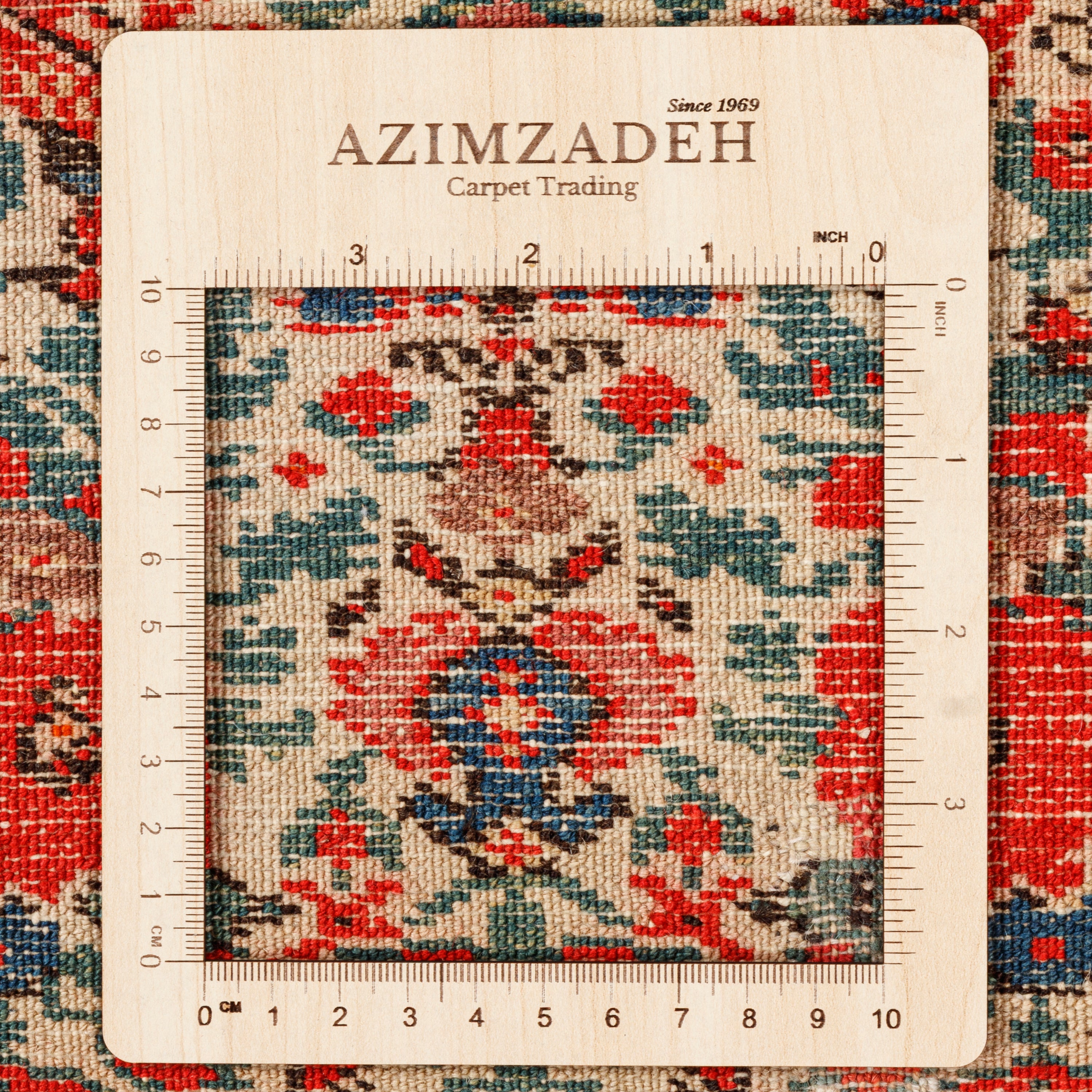سجاد فرحان يدوي الصنع — ساراسار | صوف / قطن السدى | 124 × 190 سم | رمز المنتج 10200033