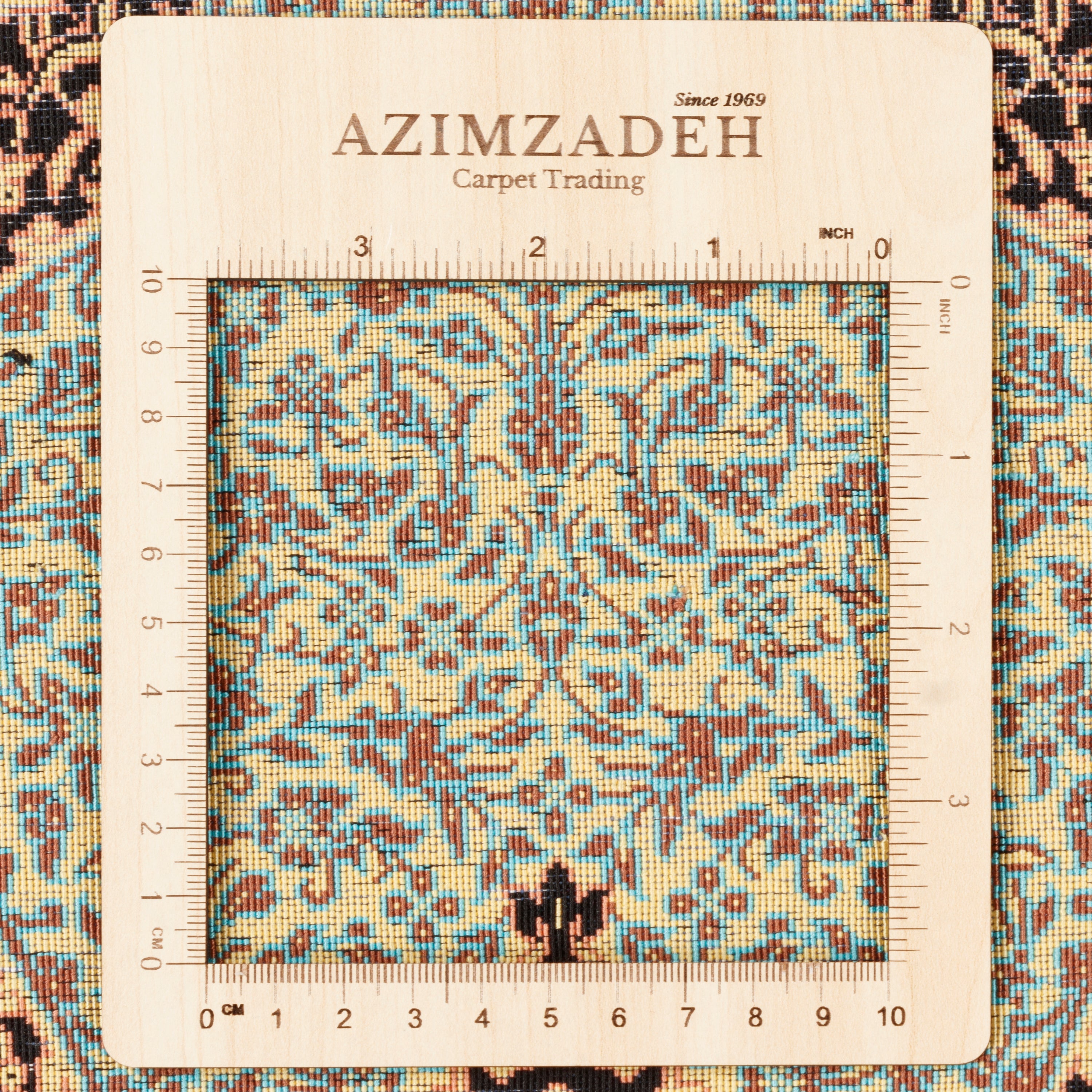 Qom Handmade Carpet — Lachak Toranj | Full Silk | 47 × 94 cm | SKU 10000249