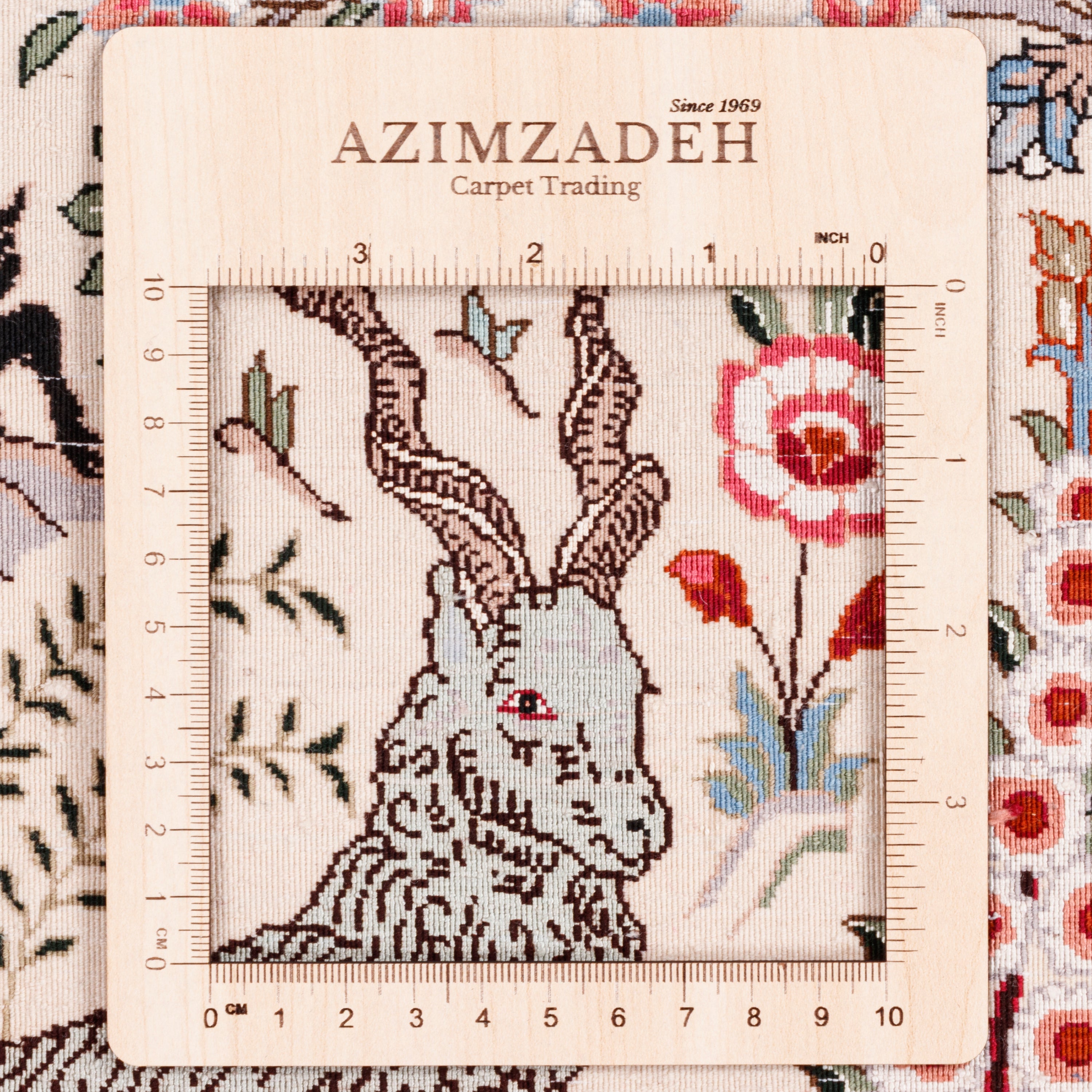 Mashhad Handmade Carpet — Derakht | Silk Pile / Silk Warp | 154 × 238 cm | SKU 10300051