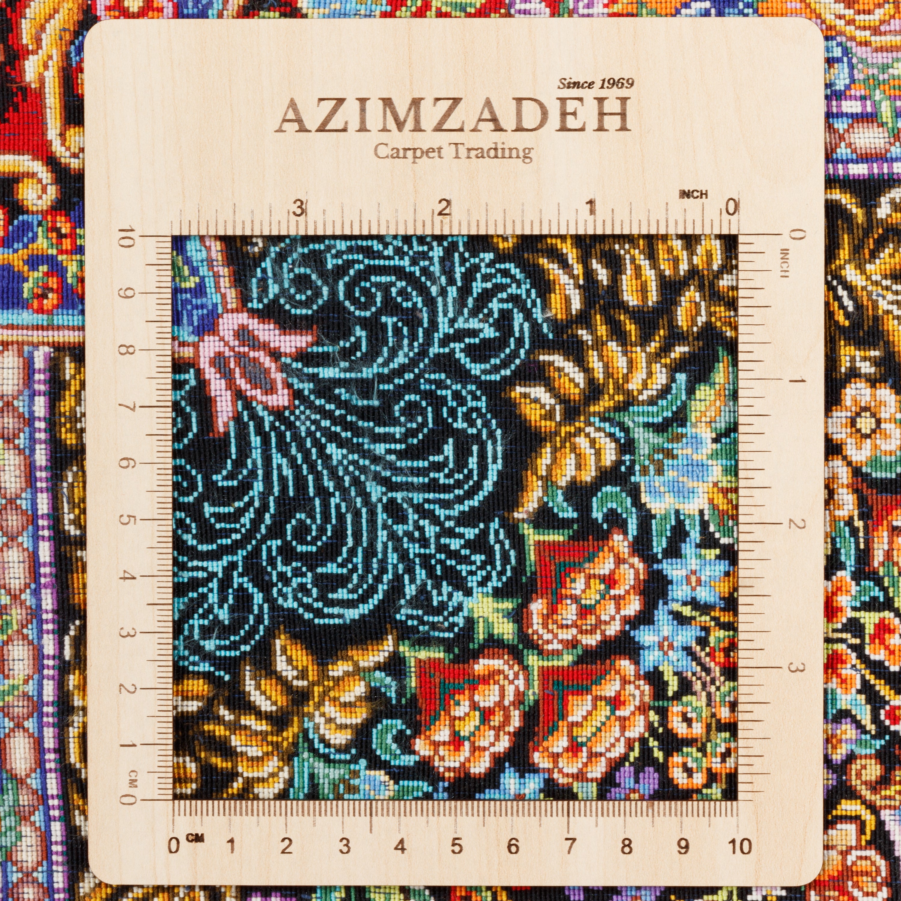 Qom Handmade Carpet — Lachak Toranj | Full Silk | 100 × 150 cm | SKU 10100184