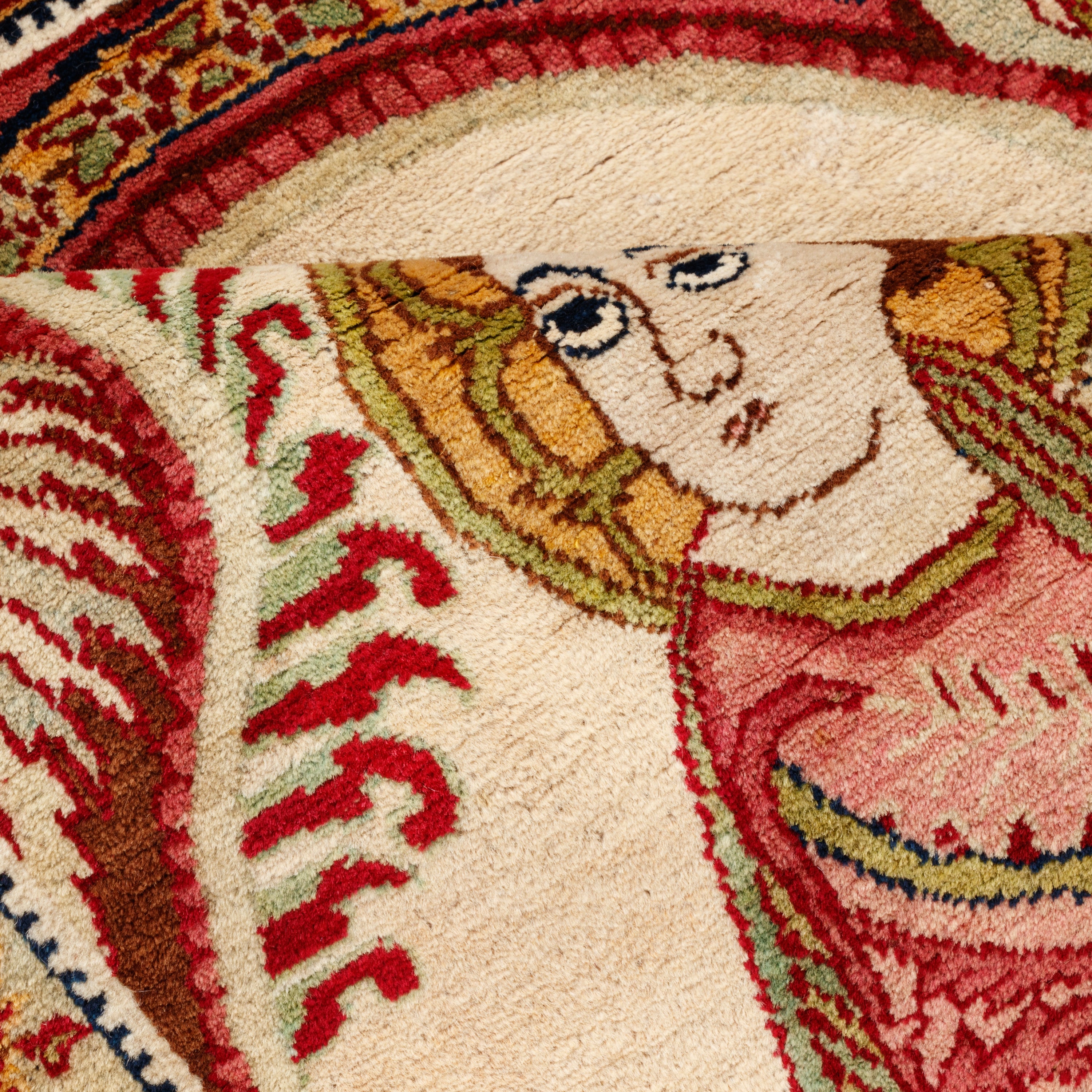 سجادة كاشان يدوية - ساراسار | صوف / سداة قطنية | 60 × 80 سم | رمز المنتج 10000073