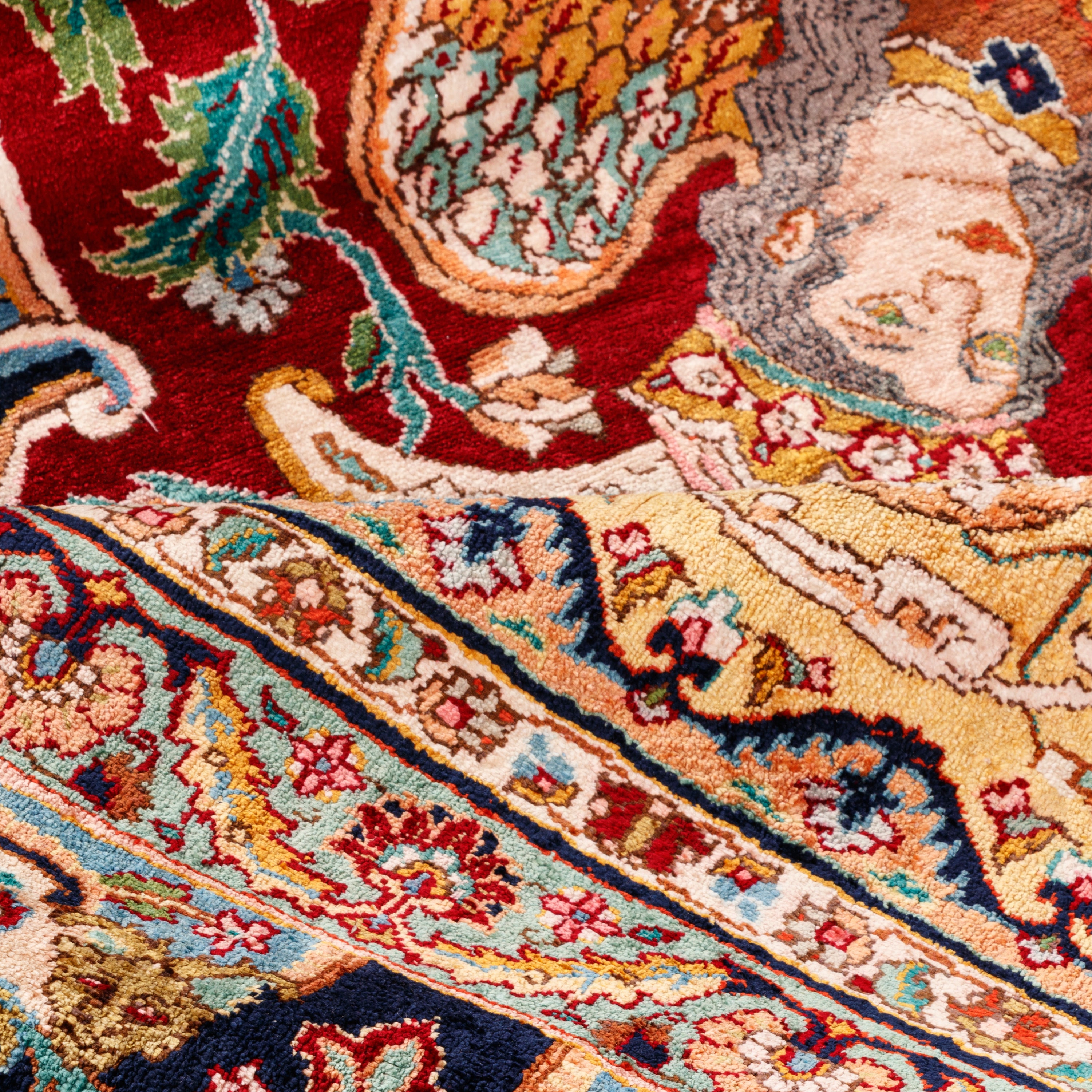Tabriz Handmade Carpet — Lachak Toranj | Full Silk | 335 × 500 cm | SKU 11600127