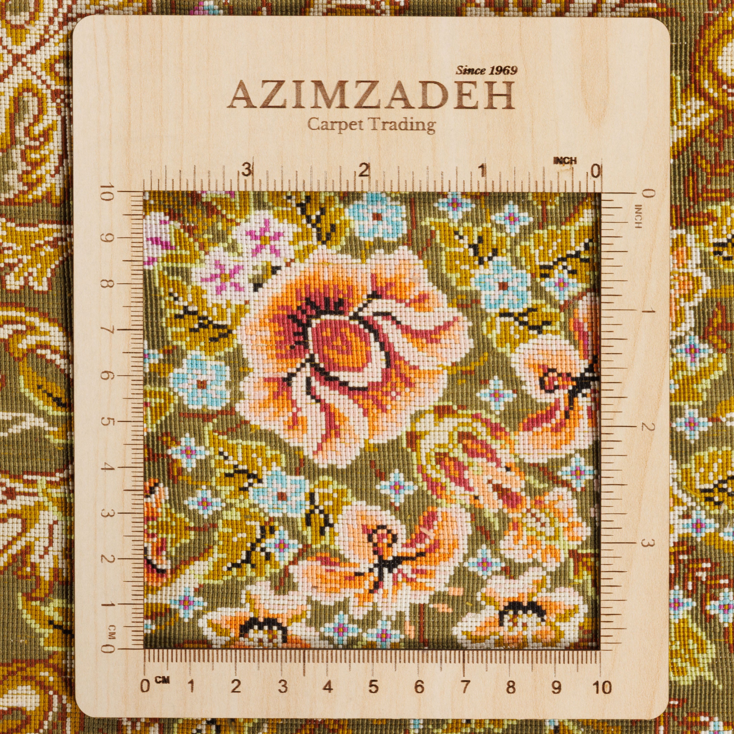 Qom Handmade Carpet — Lachak Toranj | Full Silk | 397 × 596 cm | SKU 12300739