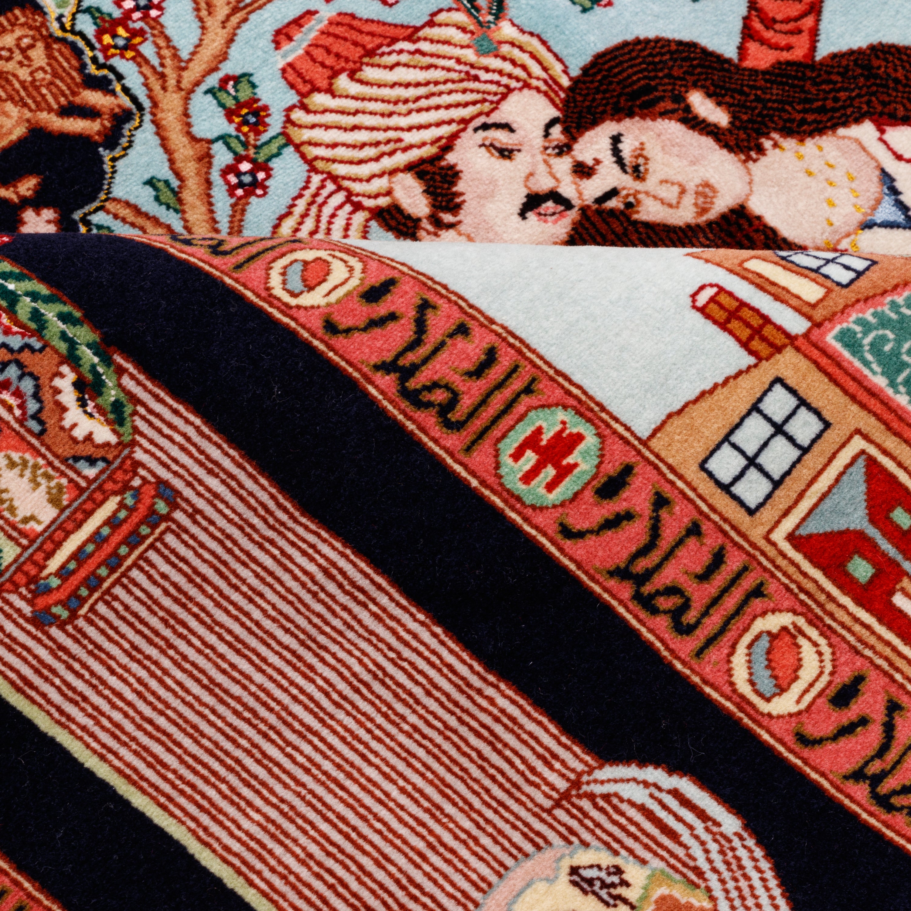 Tabriz Handmade Carpet — Sarasar | Silk Pile / Cotton Warp | 185 × 273 cm | SKU 10500079