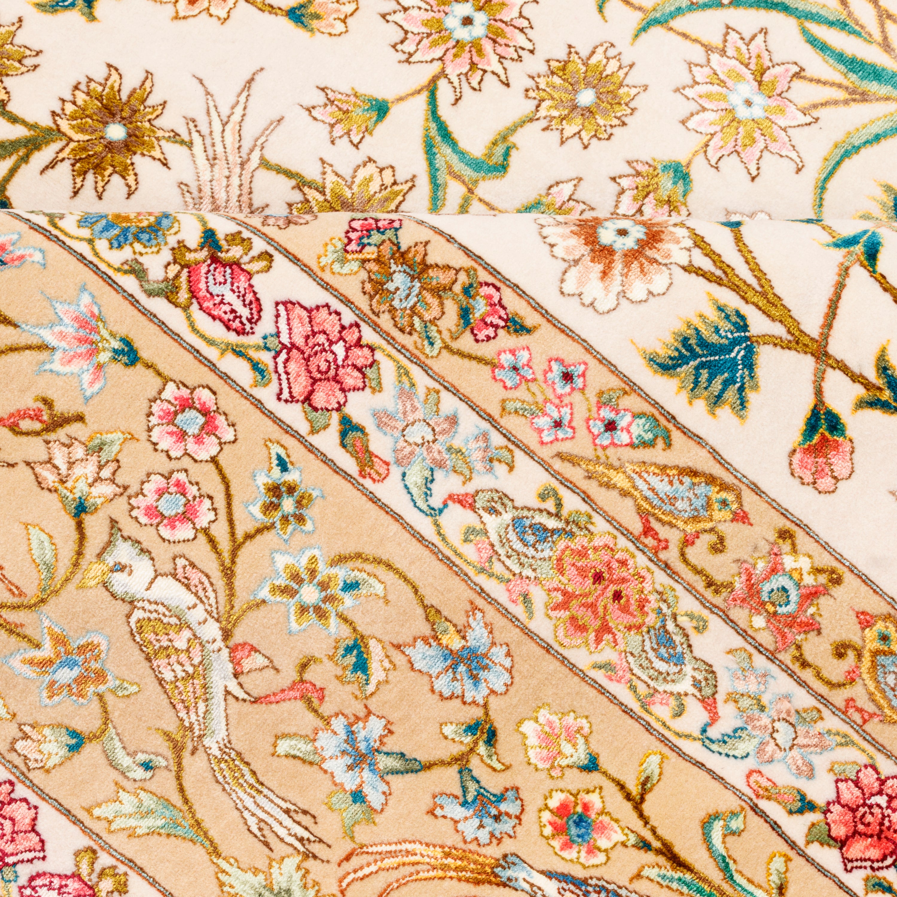 Tabriz Handmade Carpet — Sarasar | Silk Pile / Silk Warp | 152 × 210 cm | SKU 10300061