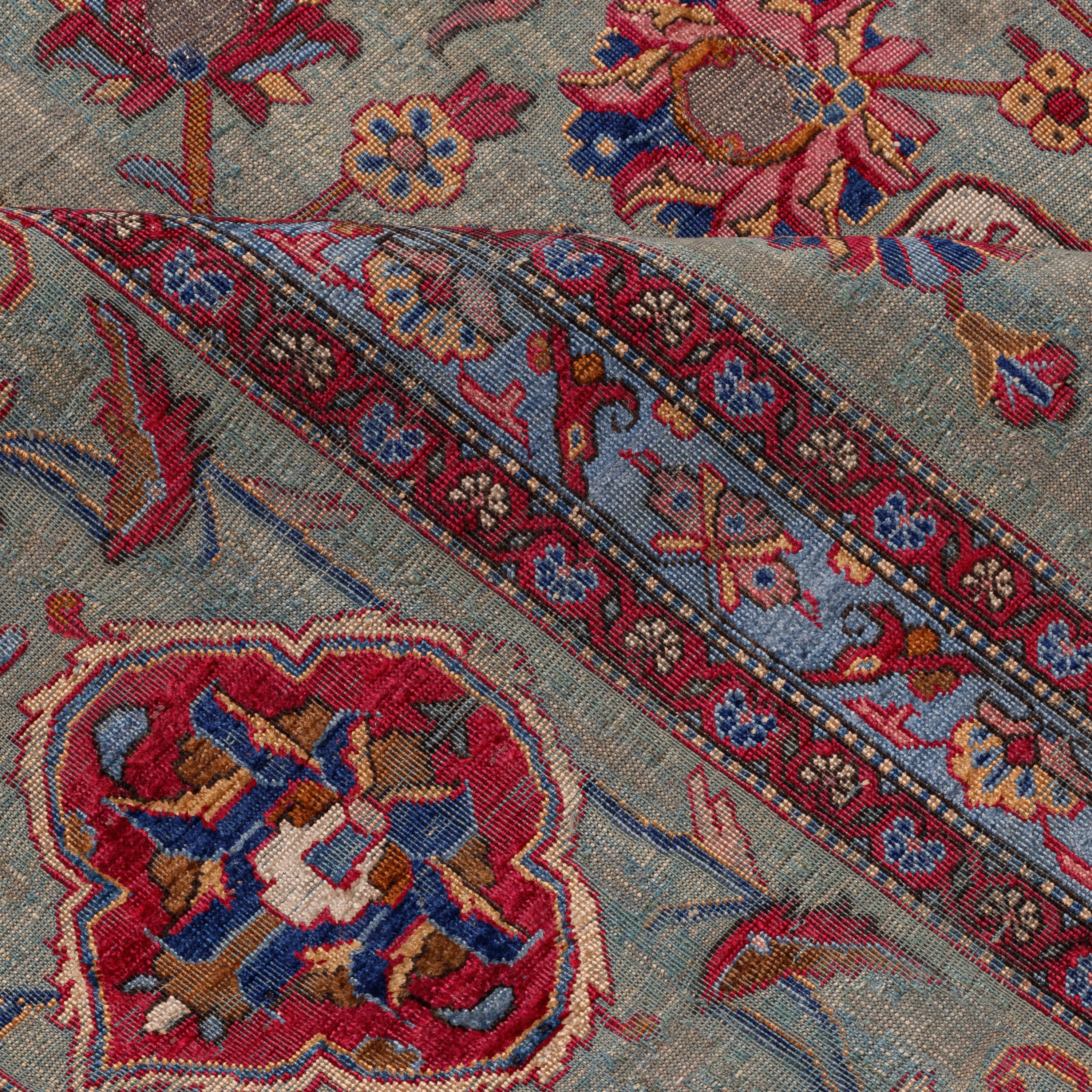 Kashan Handmade Carpet — Mehrabi | Full Silk (Suf) | 204 × 308 cm | SKU 10600098