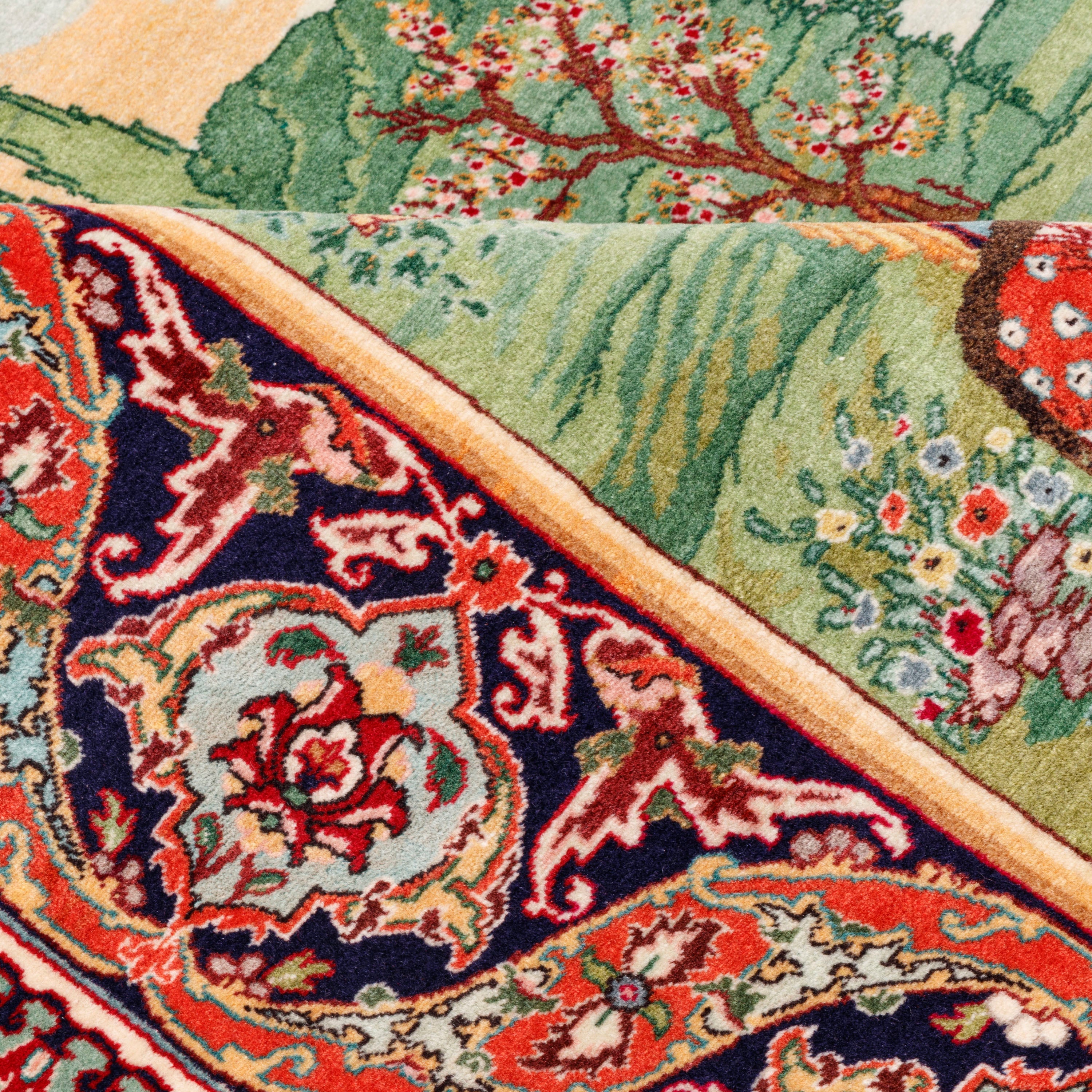 Tabriz Handmade Carpet — Sarasar | Silk Pile / Cotton Warp | 160 × 235 cm | SKU 10300056