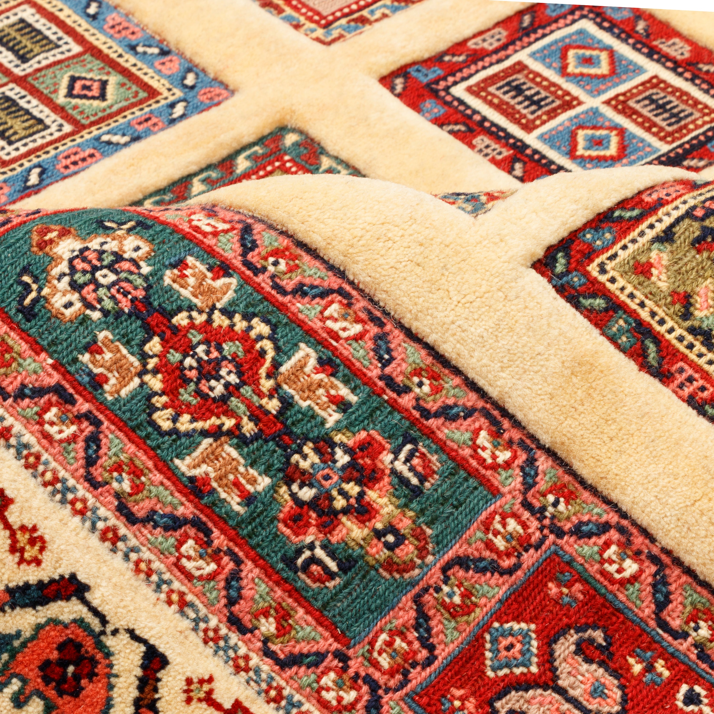Sirjan Handmade Kilim Carpet — Kheshti | Full Wool | 100 × 150 cm | SKU 40100274