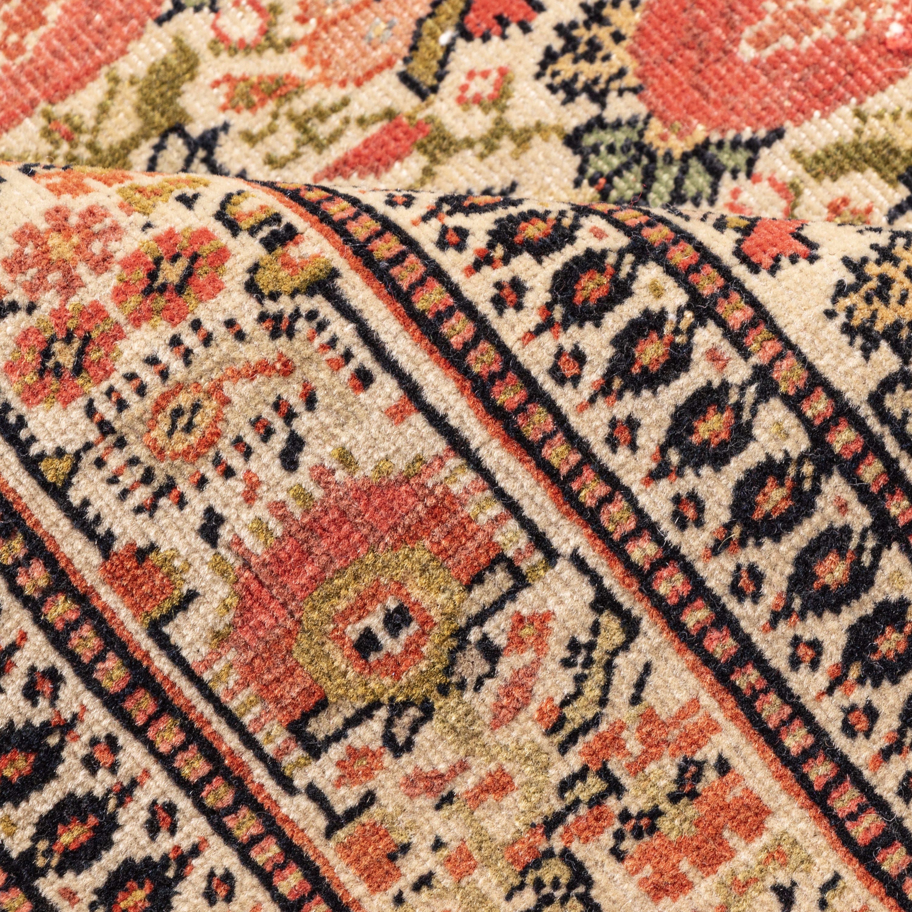 Farahan Handmade Carpet — Bandi | Wool / Cotton Warp | 116 × 190 cm | SKU 10200005