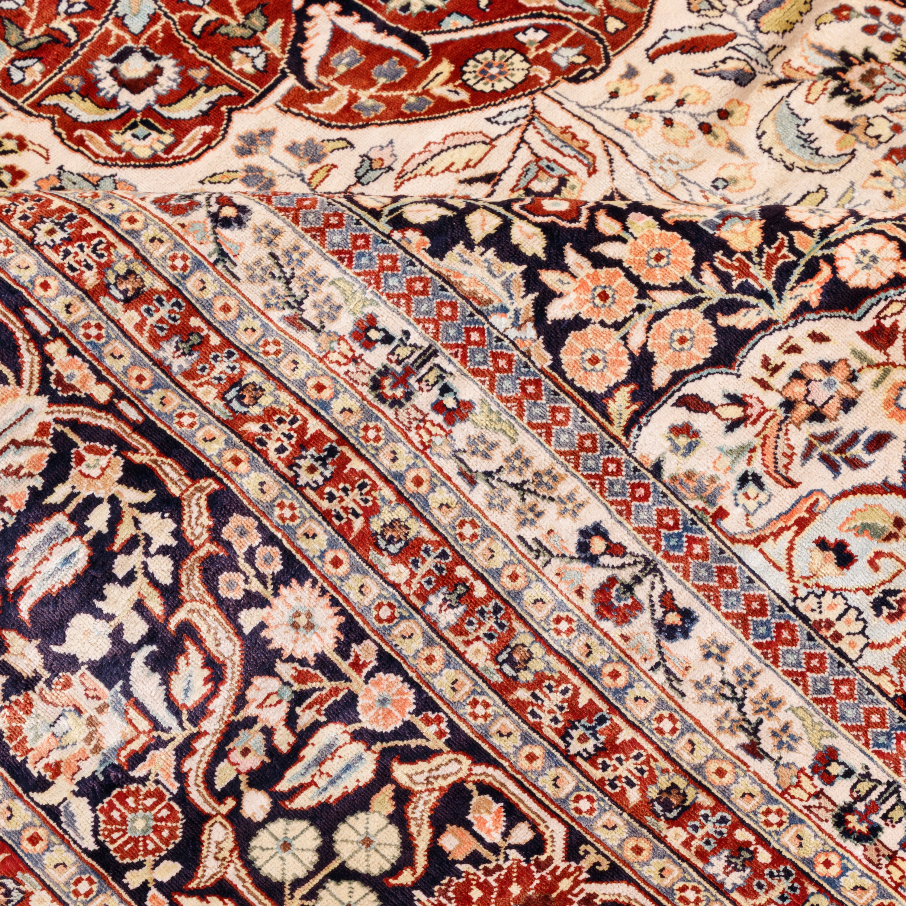 Harke Handmade Carpet — Lachak Toranj | Full Silk | 170 × 260 cm | SKU 10400045