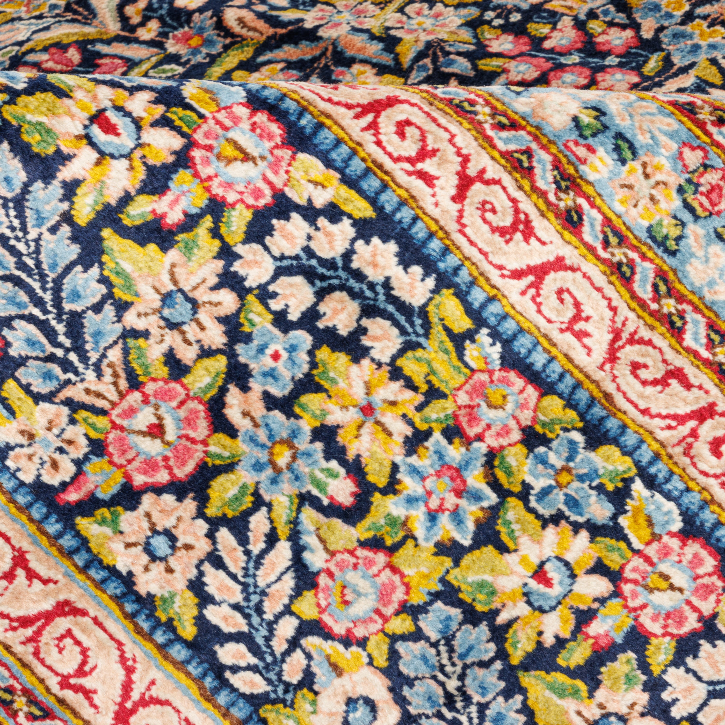 Kerman Handmade Carpet — Lachak Toranj | Wool / Cotton Warp | 395 × 625 cm | SKU 12400720