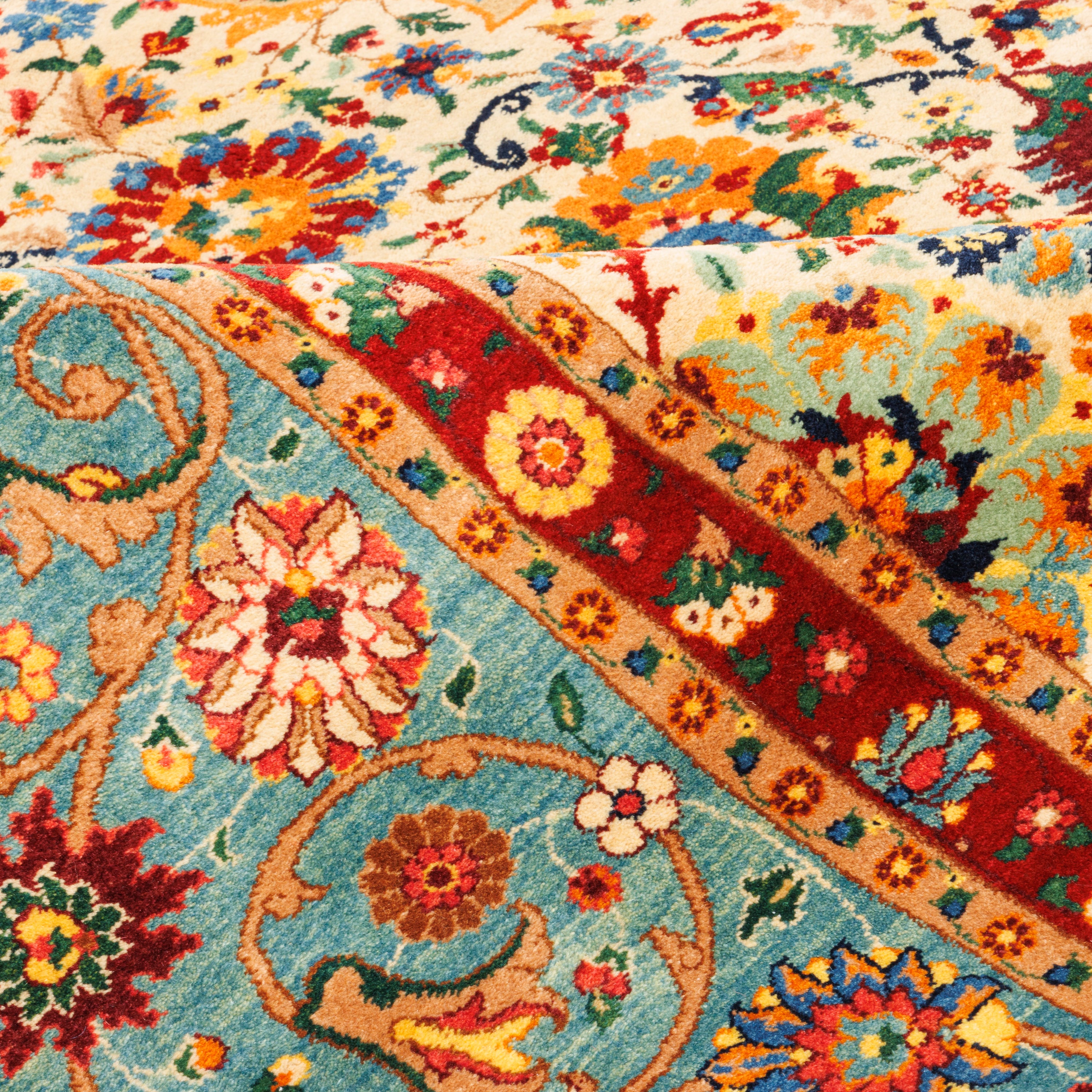 Varamin Handmade Carpet — Afshan | Wool / Cotton Warp | 365 × 485 cm | SKU 11700696