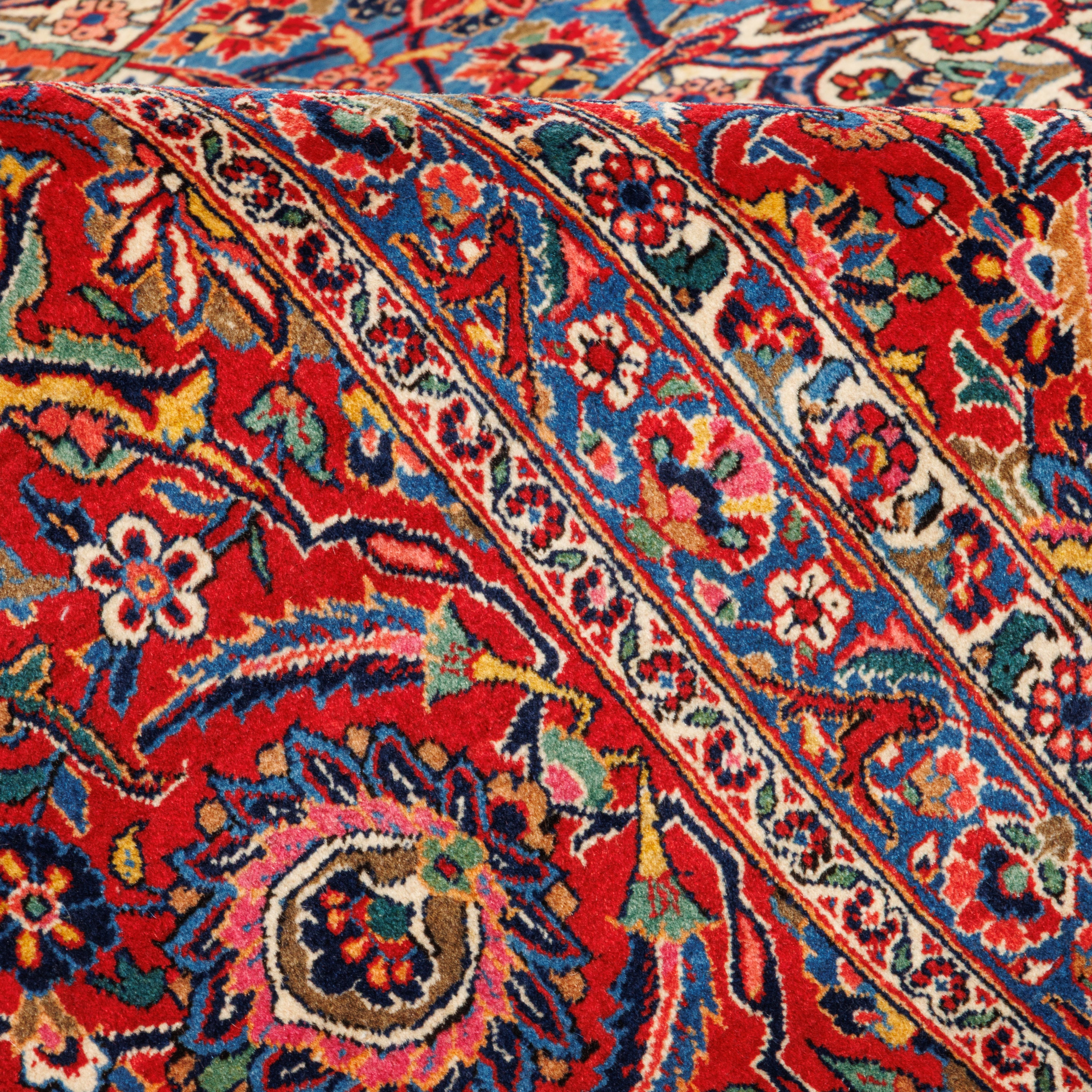 Kashan Handmade Carpet — Lachak Toranj | Wool / Cotton Warp | 335 × 503 cm | SKU 11600625