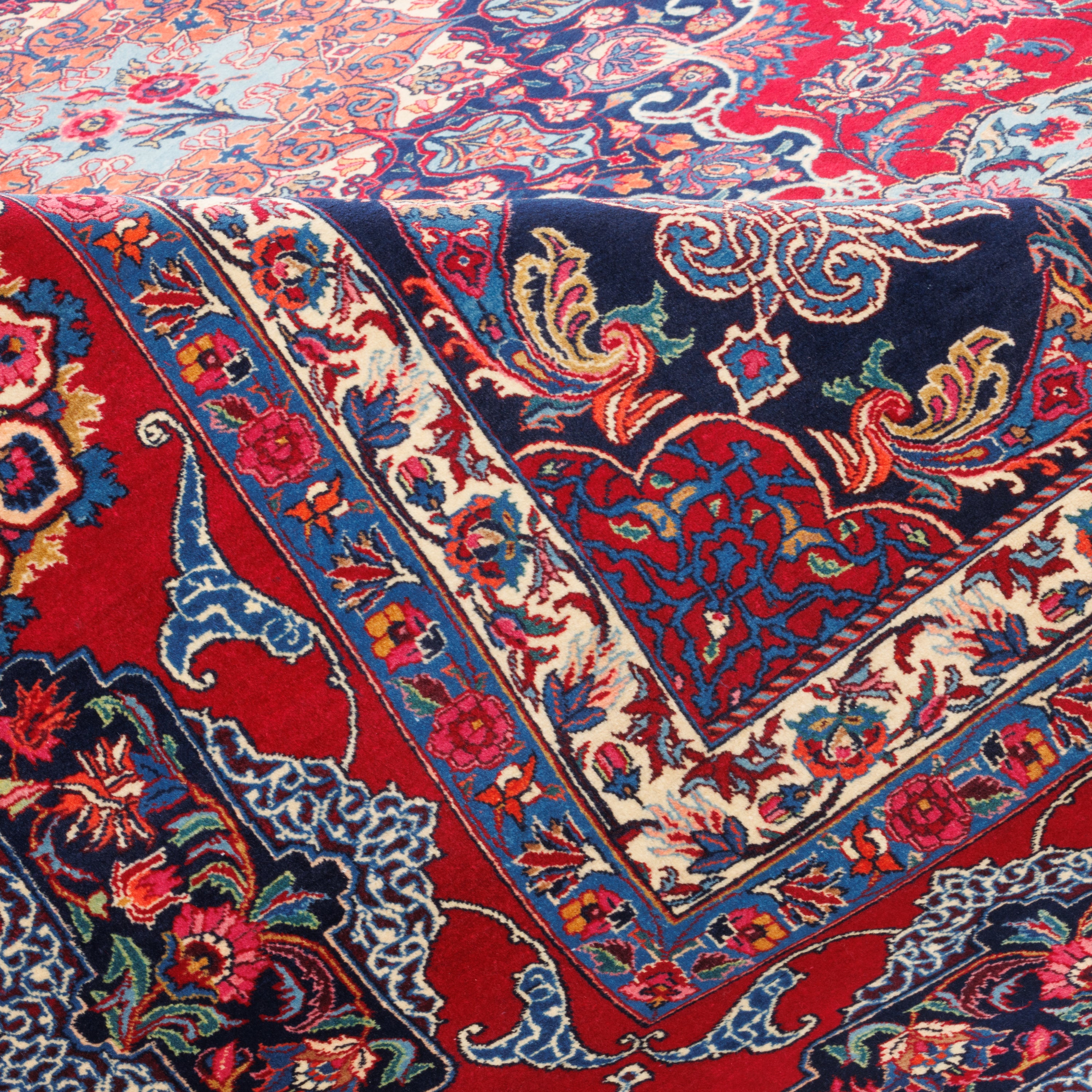 Mashhad Handmade Carpet — Toranj-dar | Wool / Cotton Warp | 345 × 437 cm | SKU 11500703