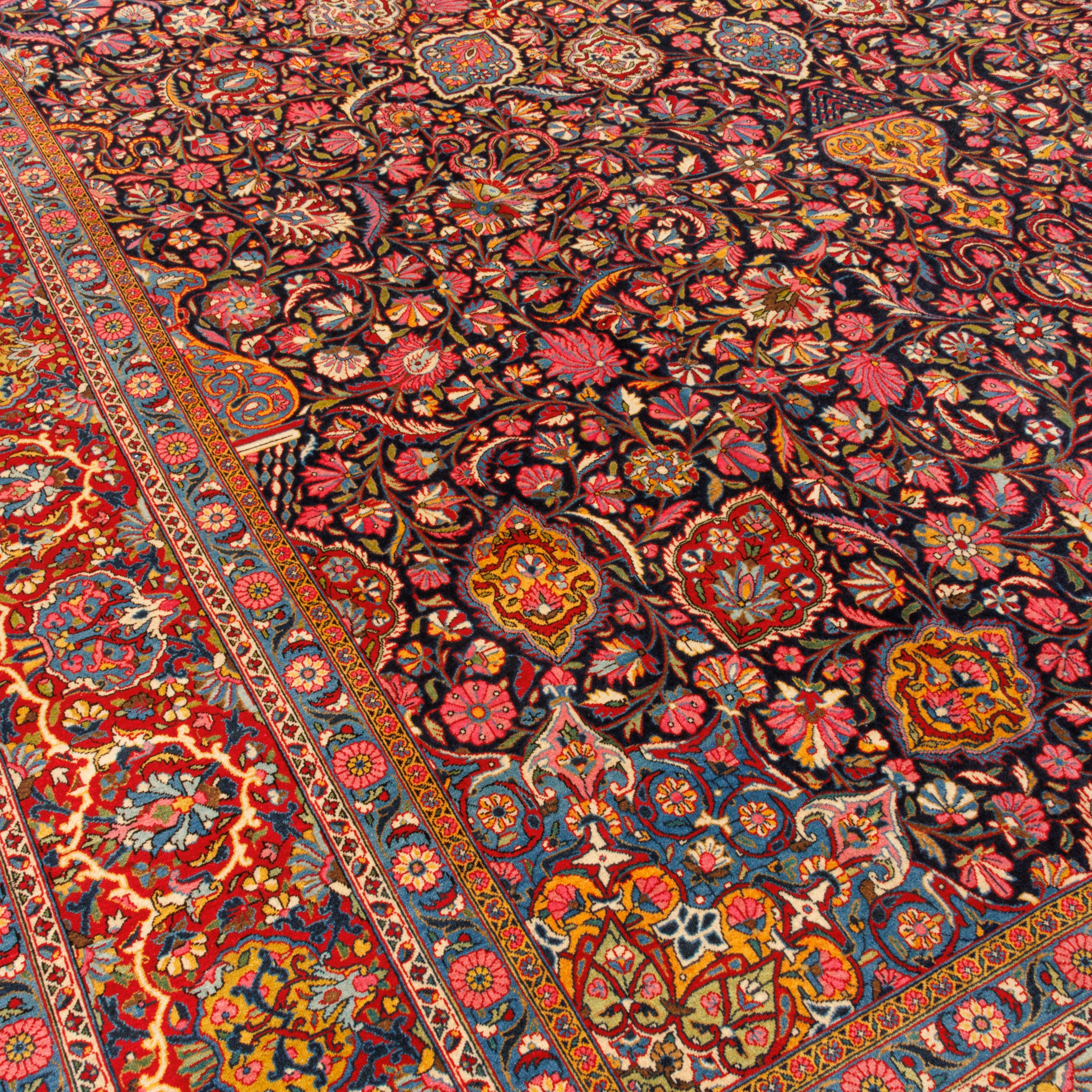 Kashan Handmade Carpet — Lachak Toranj | Wool / Cotton Warp | 327 × 525 cm | SKU 11700694