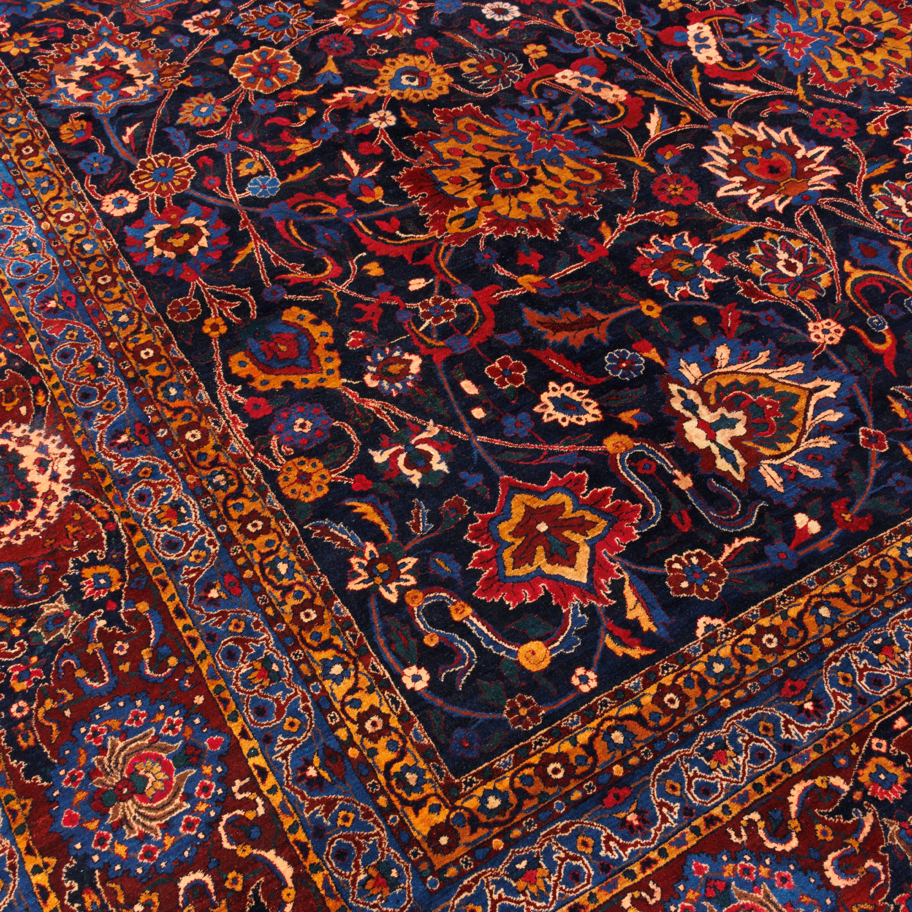 Kashan Handmade Carpet — Afshan | Wool / Cotton Warp | 326 × 620 cm | SKU 12000624