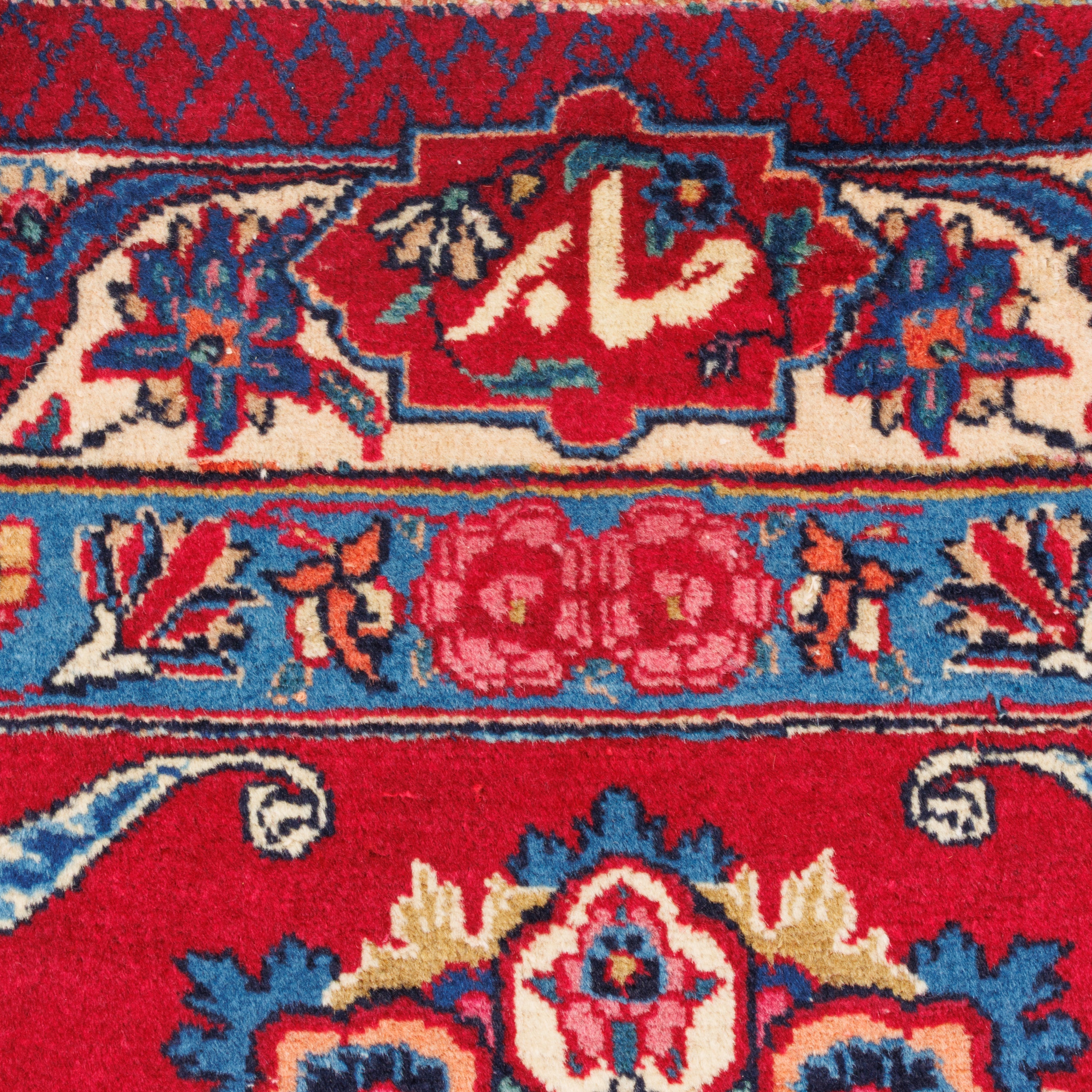 Mashhad Handmade Carpet — Toranj-dar | Wool / Cotton Warp | 345 × 437 cm | SKU 11500703